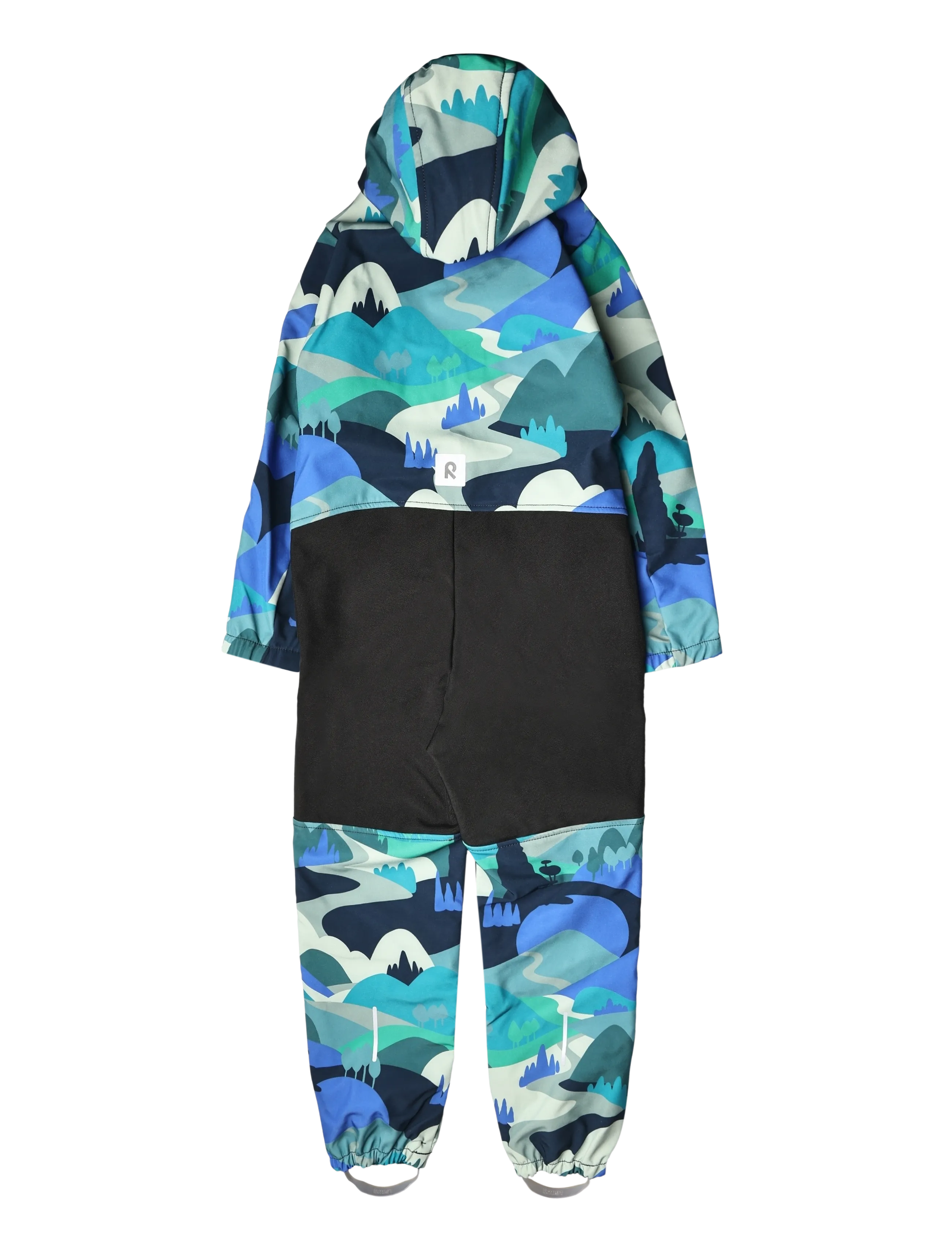 Reima - Softshell overall, Nurmes - buksedragter - sparkly blue - 2
