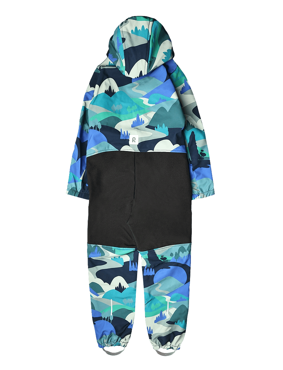 Reima - Softshell overall, Nurmes - buksedragter - sparkly blue - 2