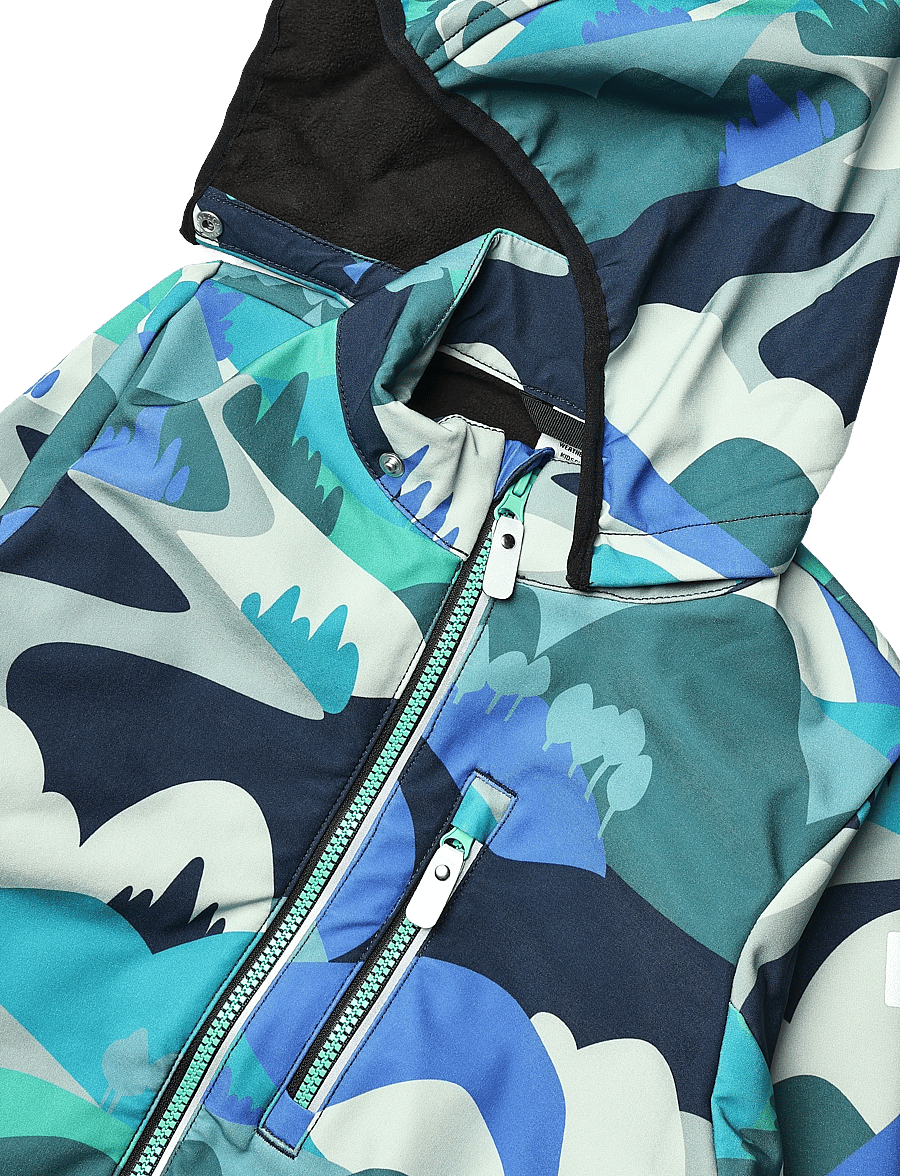 Reima - Softshell overall, Nurmes - buksedragter - sparkly blue - 3