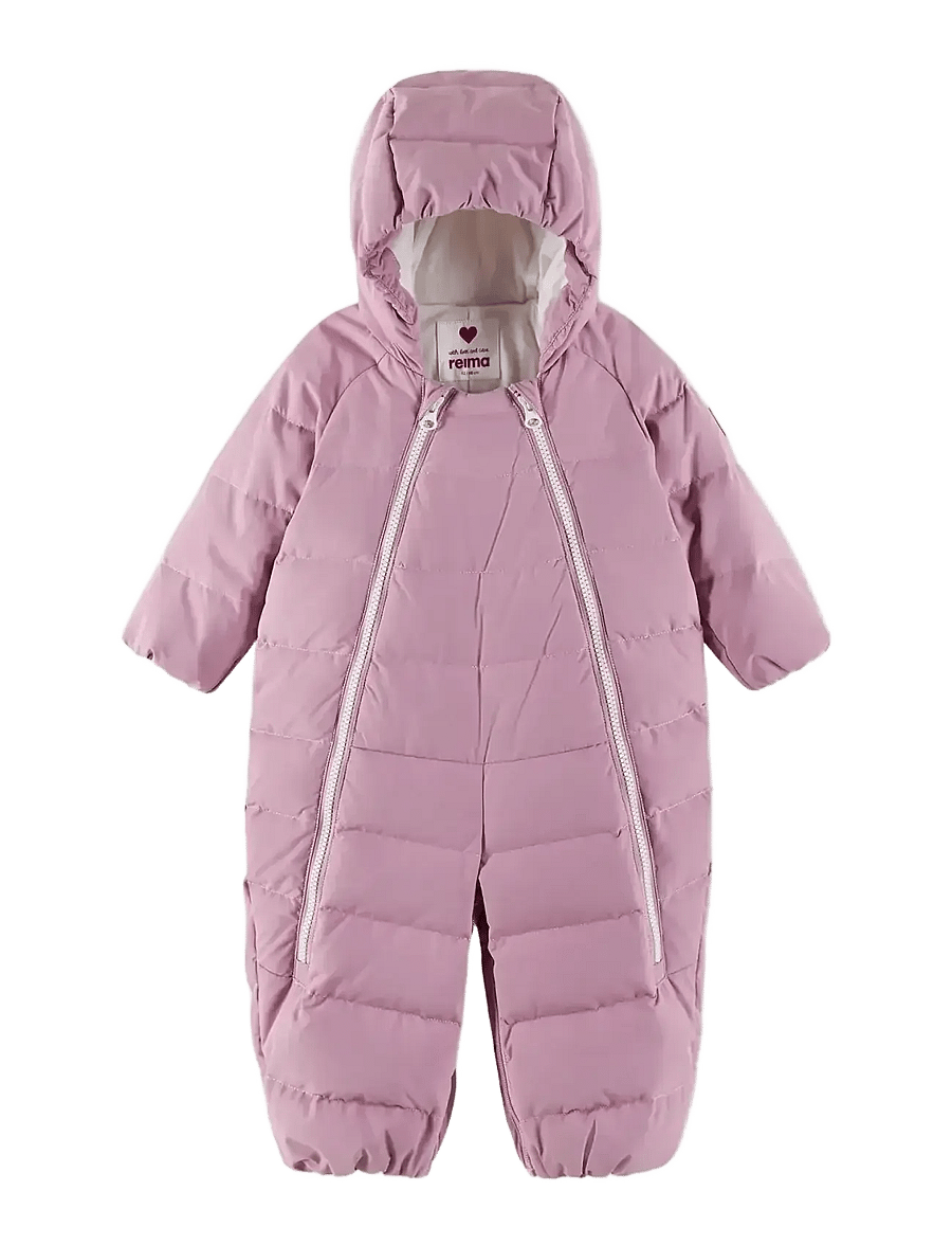 Reima - Down overall, Tilkkanen - overtøj - grey pink - 2