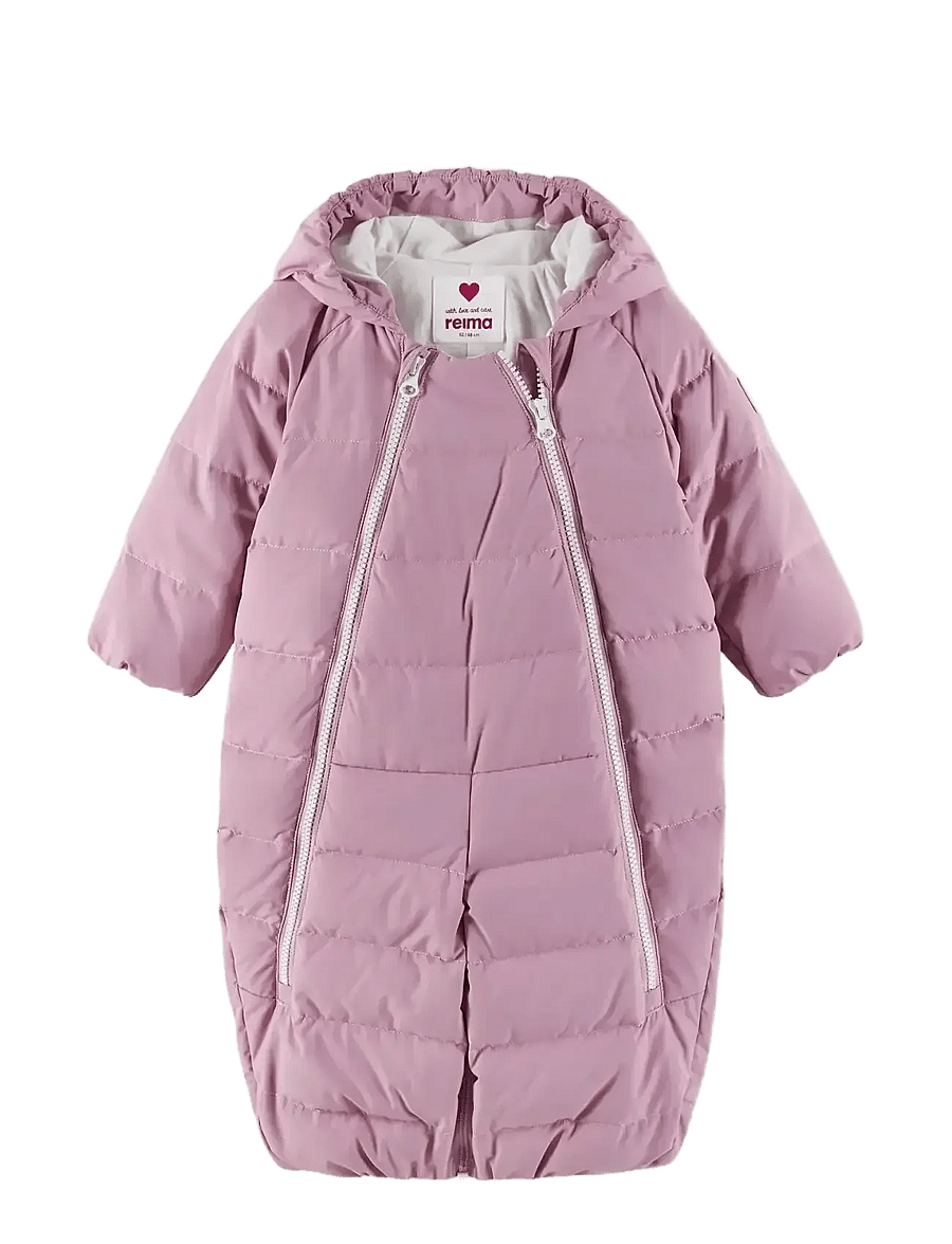 Reima - Down overall, Tilkkanen - overtøj - grey pink - 3