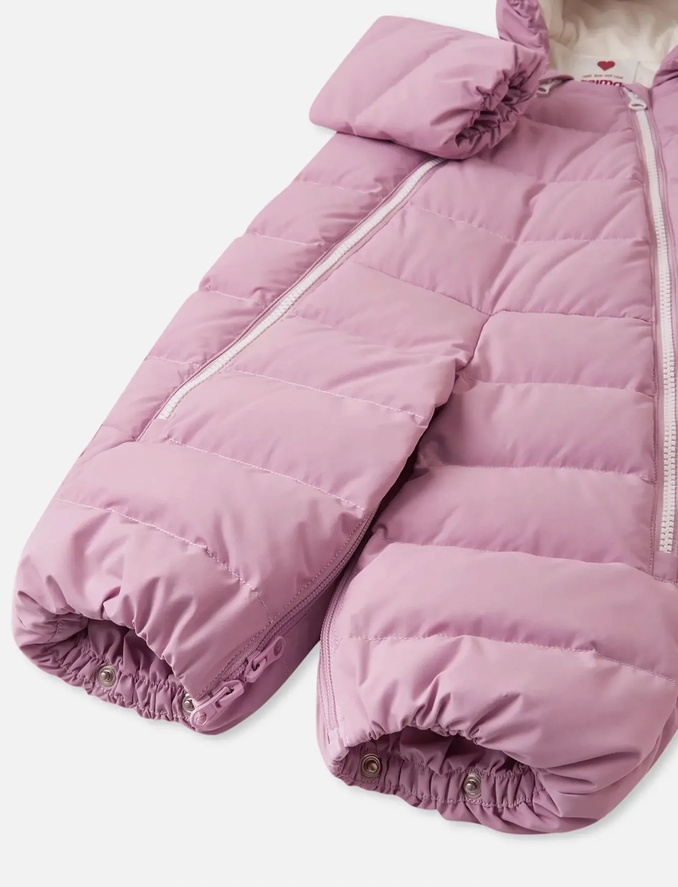 Reima - Down overall, Tilkkanen - grey pink - 5