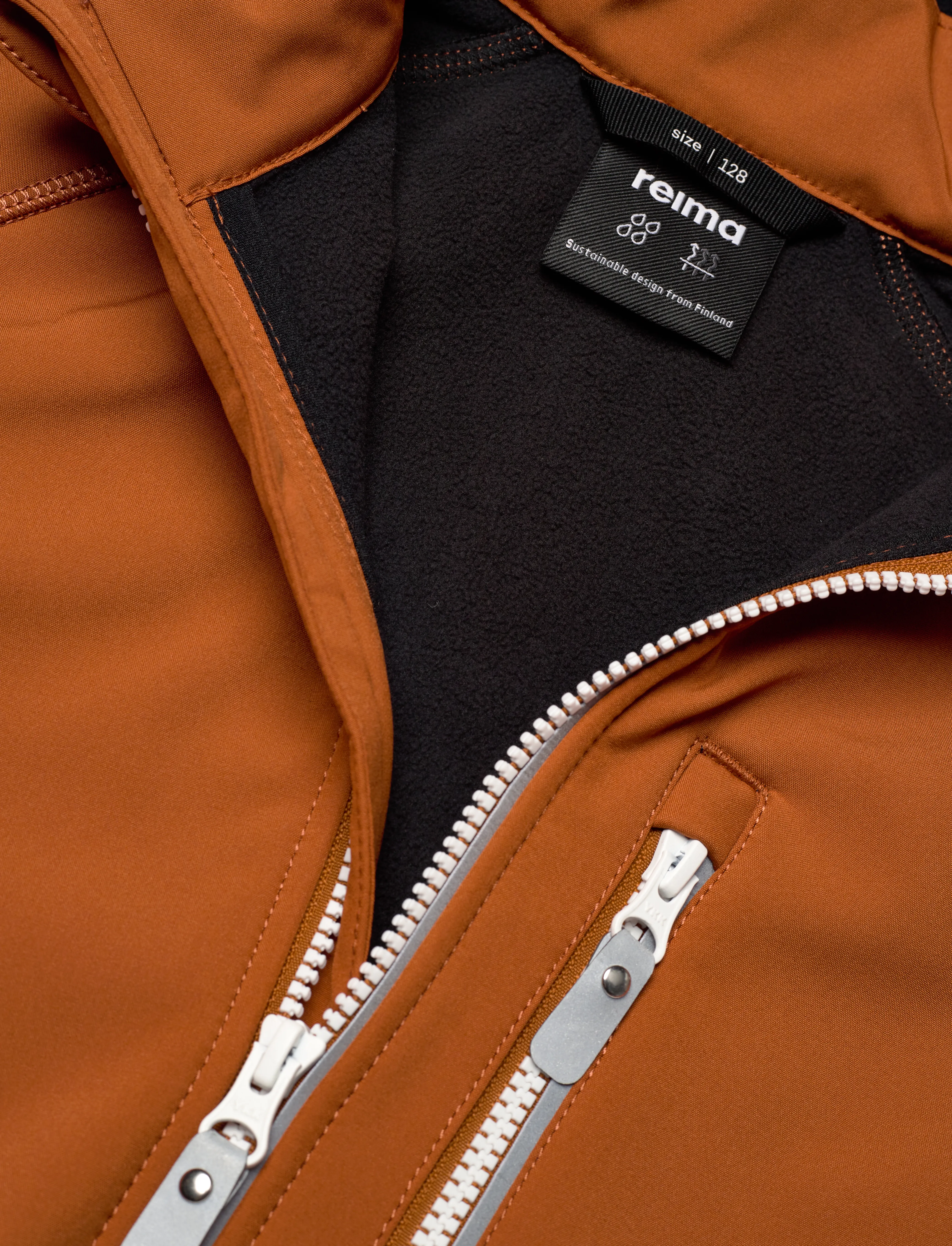 Reima - Softshell jacket, Vantti - höstjackor - cinnamon brown - 2