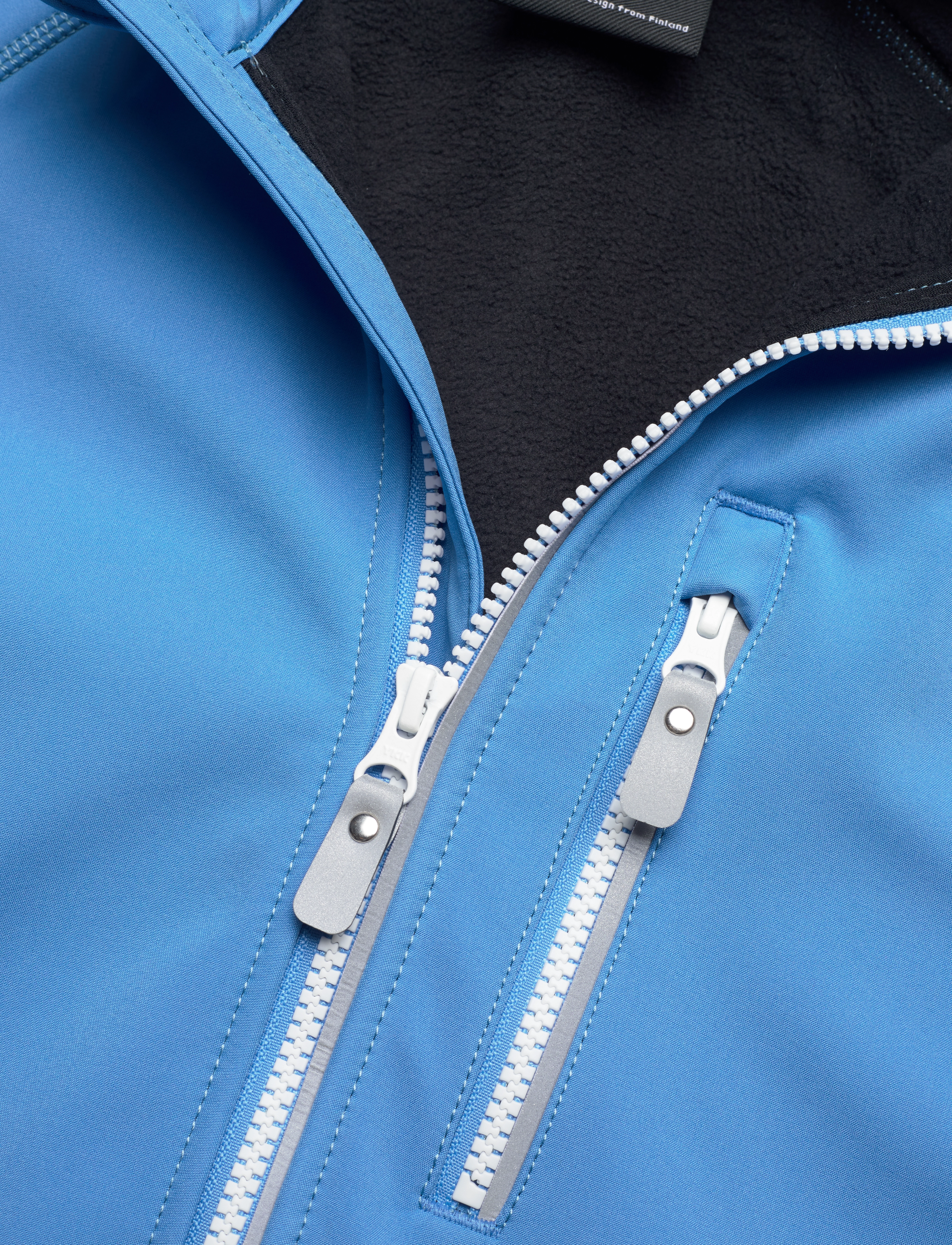 Reima - Softshell jacket, Vantti - höstjackor - cool blue - 2
