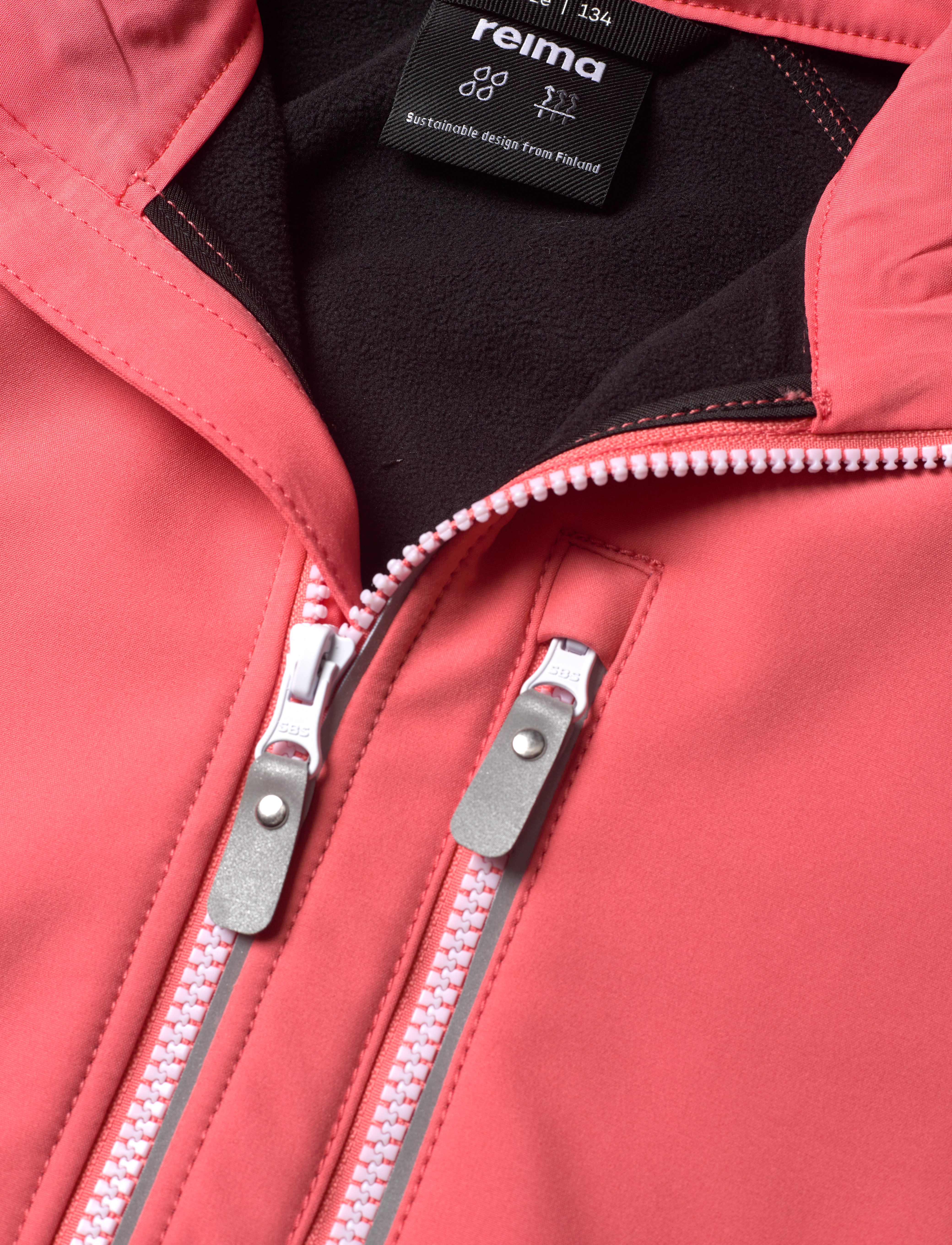 Reima - Softshell jacket, Vantti - herbstjacken - misty red - 4