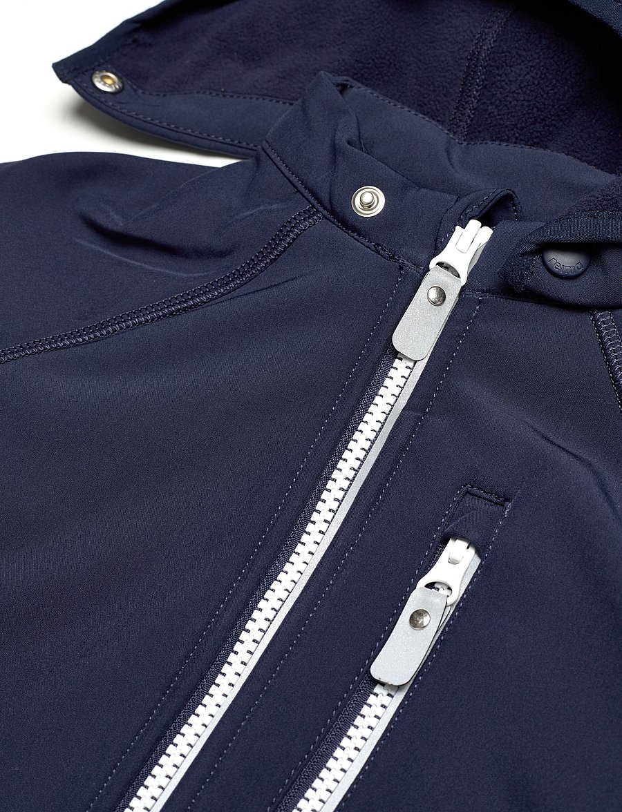 Reima - Softshell jacket, Vantti - ulkovaatteet - navy - 5