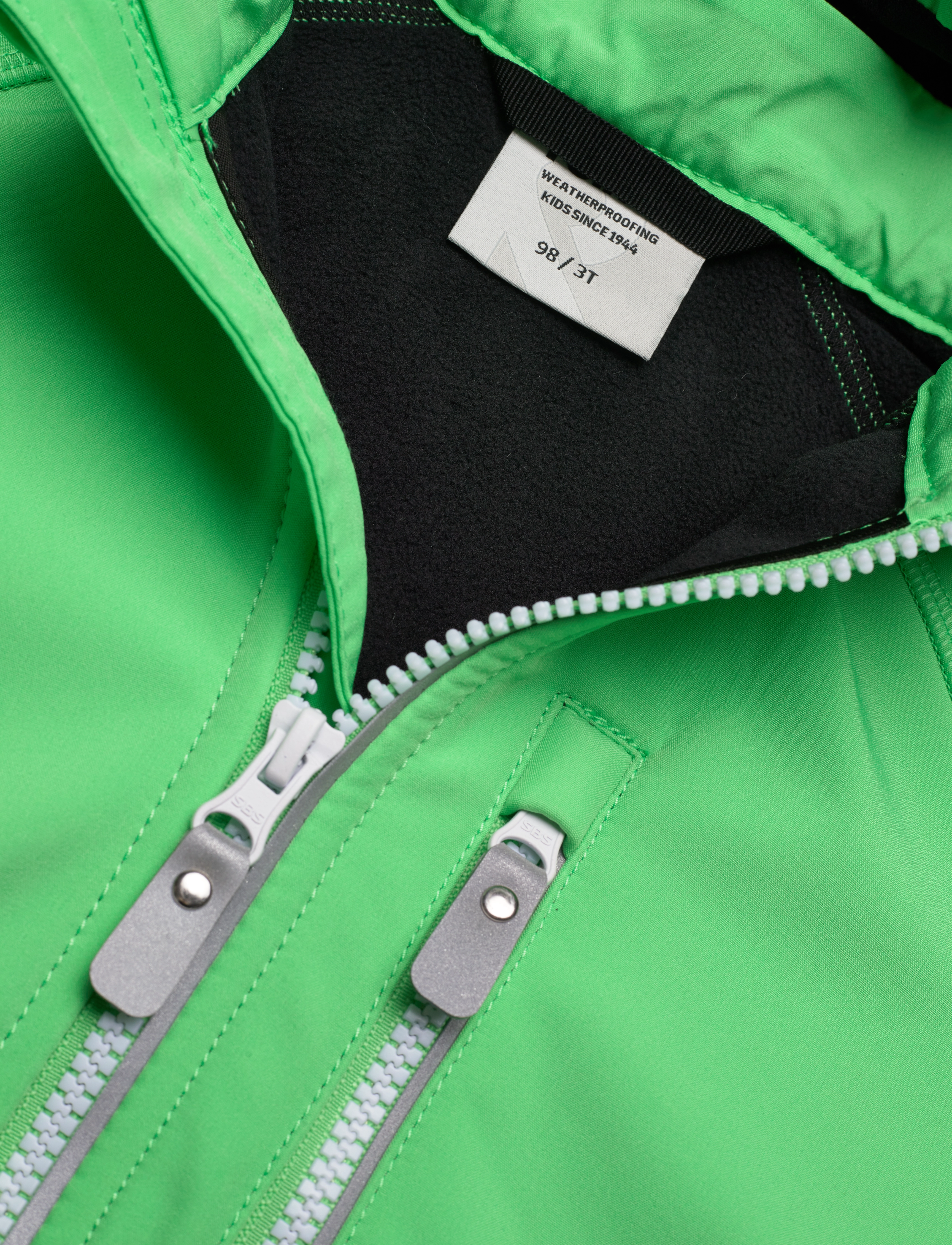 Reima - Softshell jacket, Vantti - fall jackets - summer green - 2