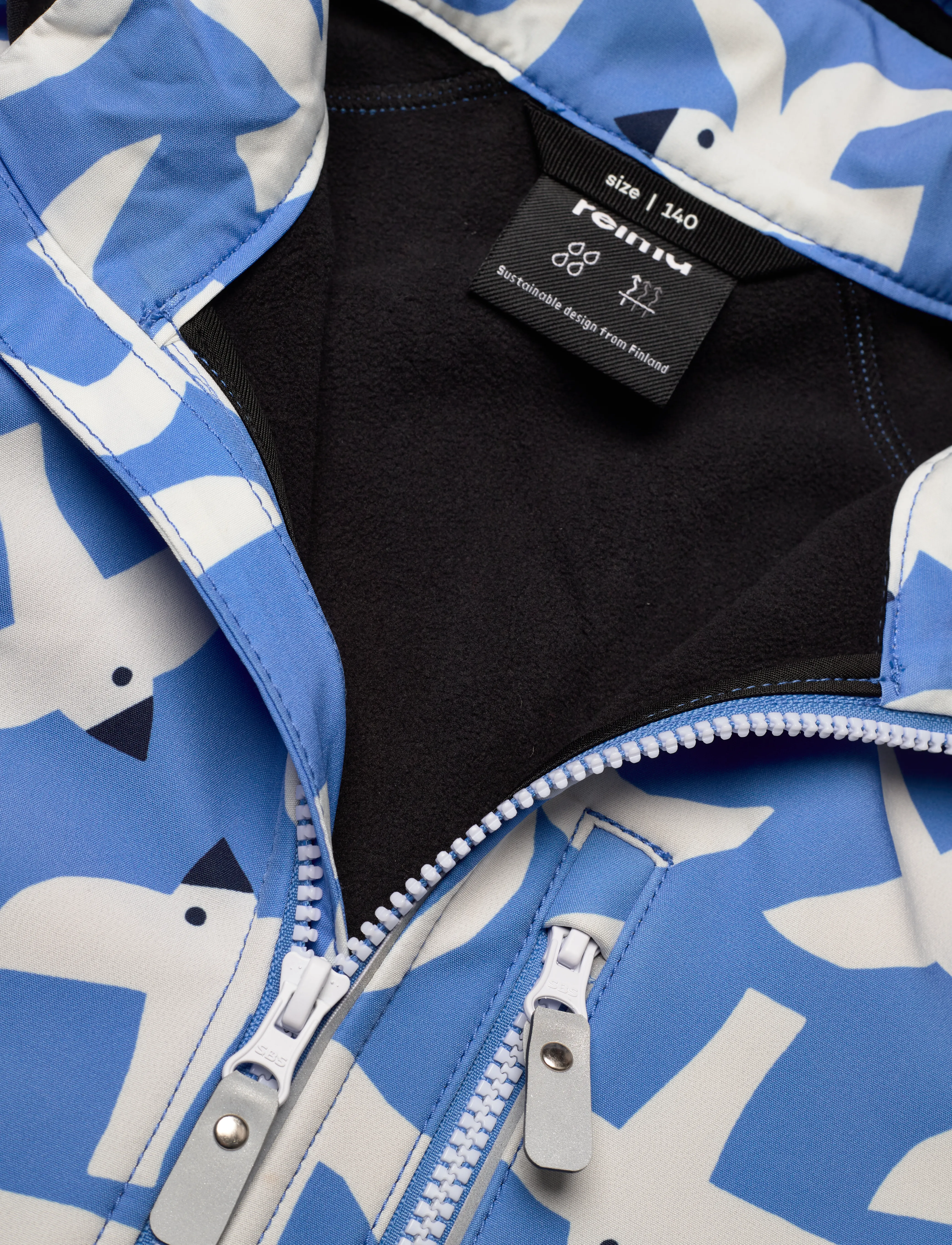 Reima - Softshell jacket, Vantti - cool blue - 2