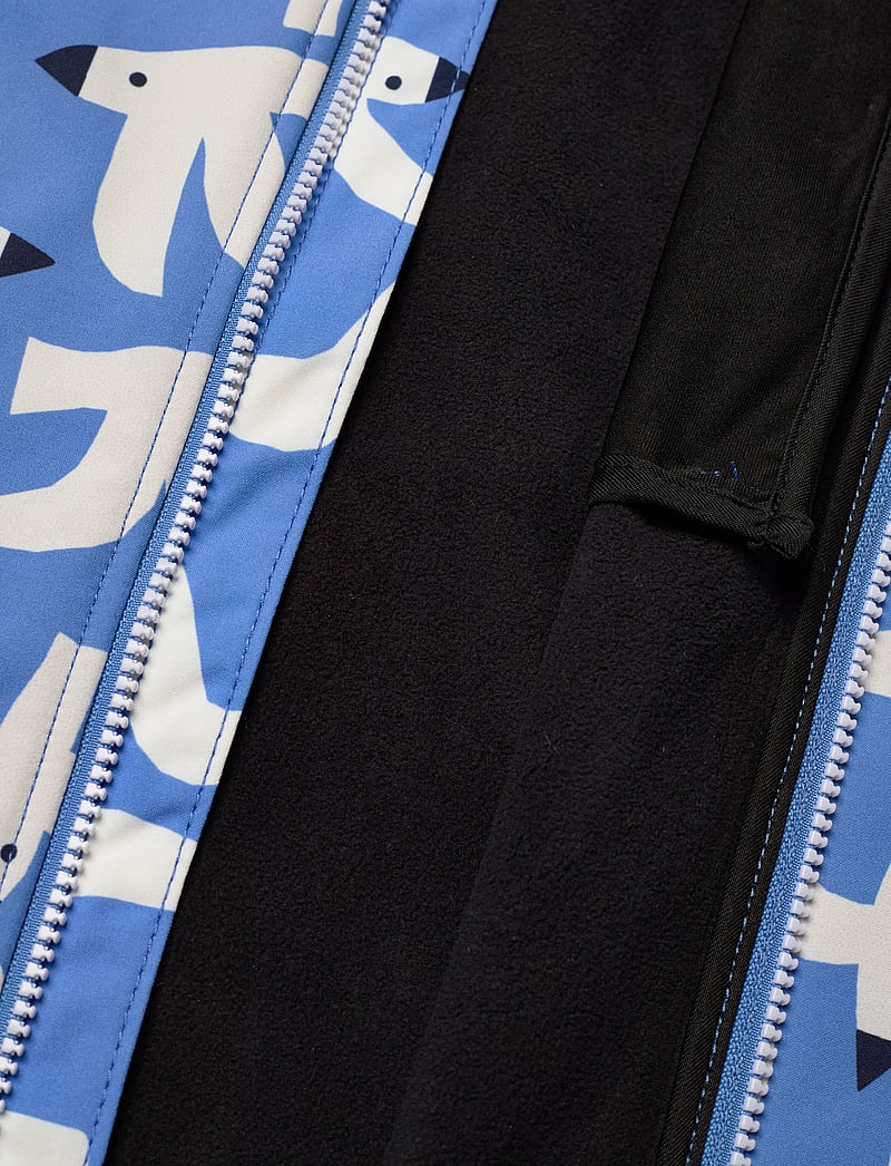 Reima - Kids' softshell jacket Vantti - softshell jakas - cool blue - 4