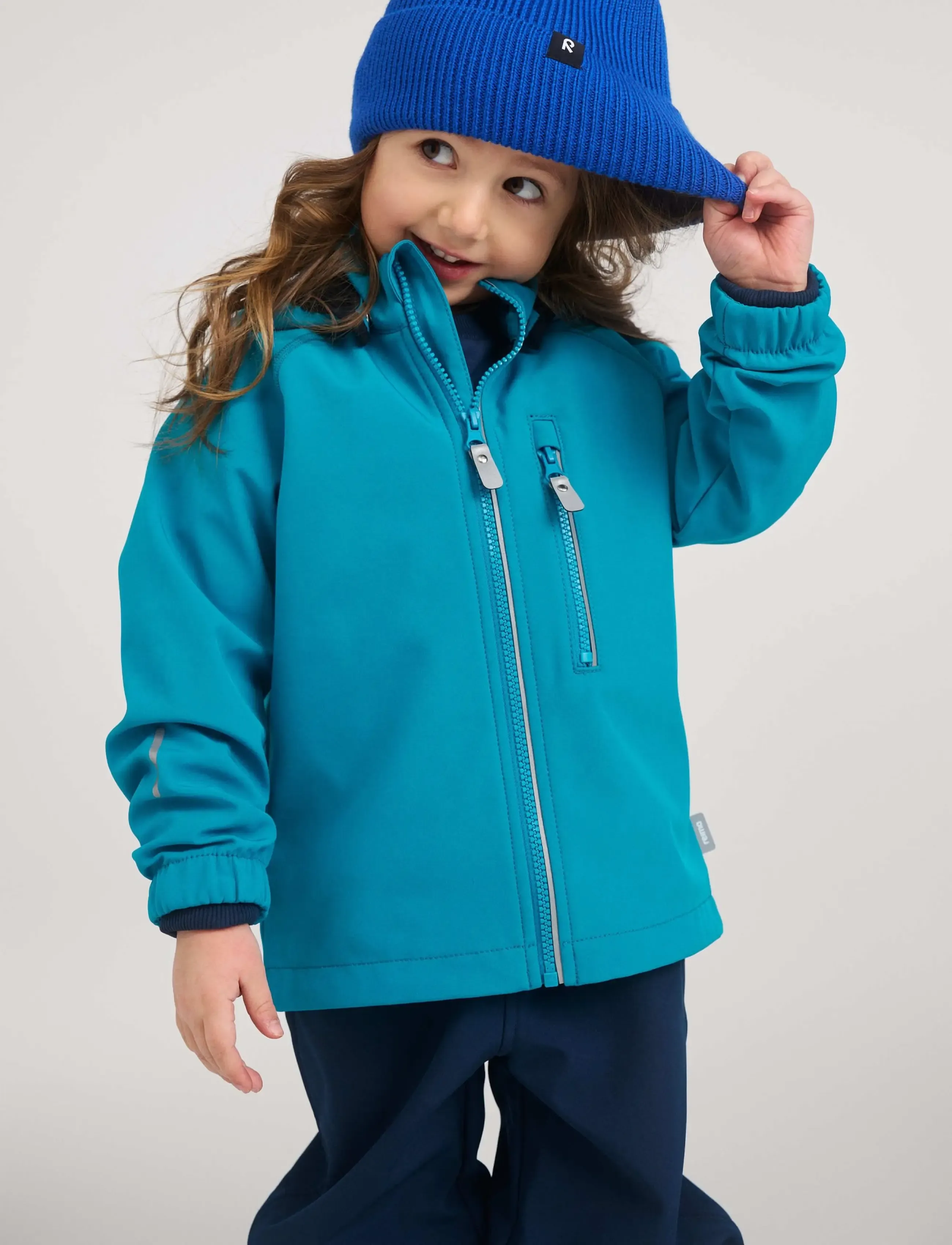 Reima Softshell Jacket, Vantti, 98, Blue, Softshells > Softshell-Jakker, Børn
