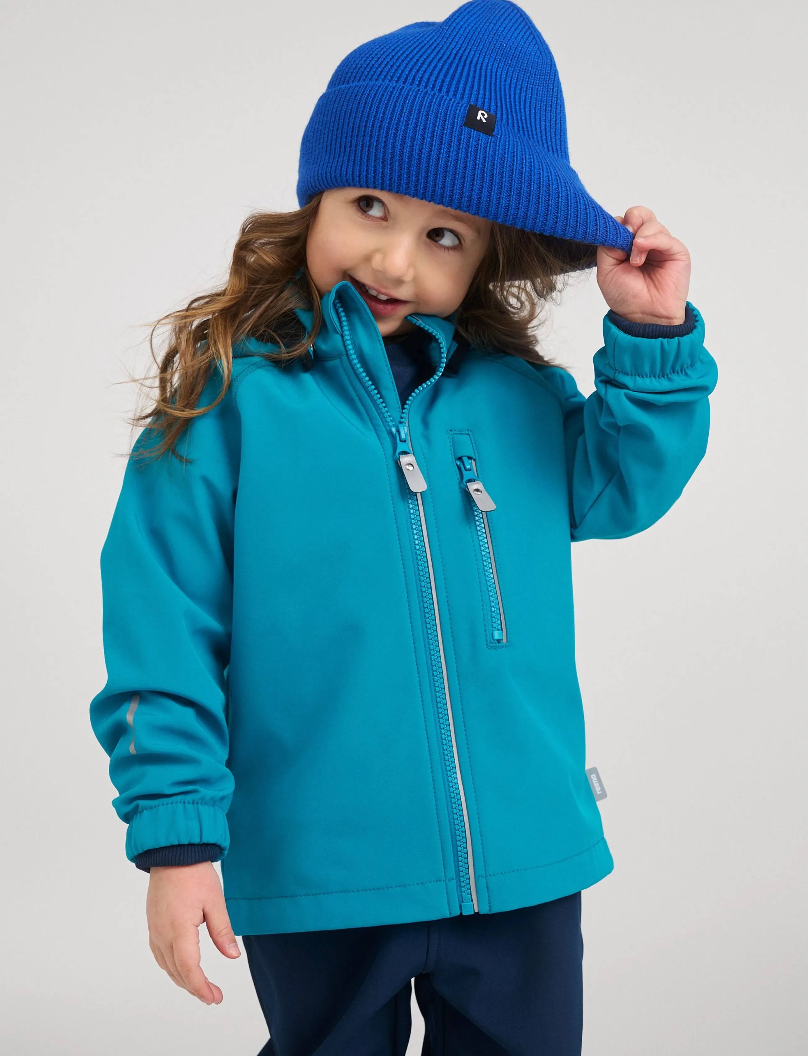 Reima - Softshell jacket, Vantti - sügisjakid - aquatic blue - 3