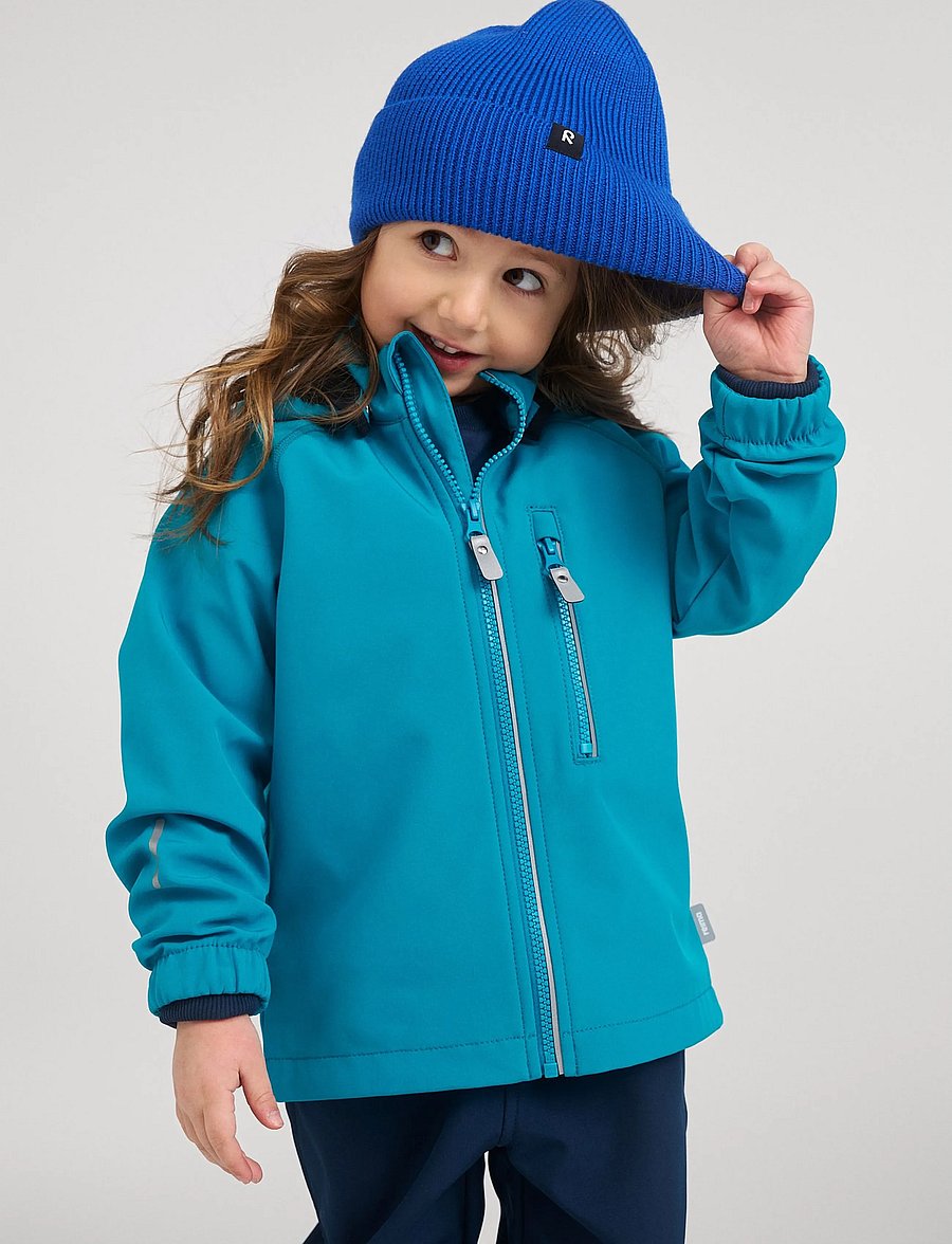 Reima - Softshell jacket, Vantti - softshell-jacken - aquatic blue - 3
