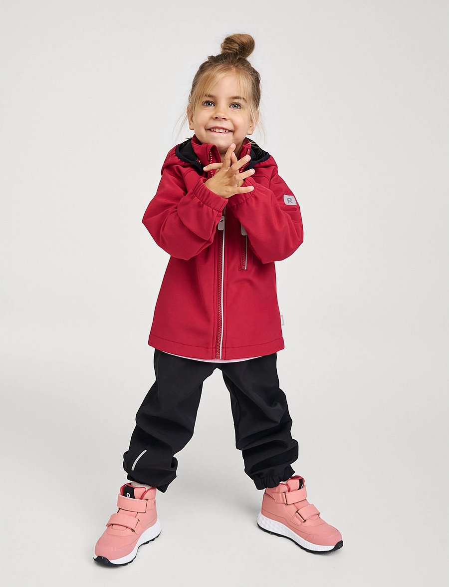 Reima - Softshell jacket, Vantti - softshell-jacken - cranberry - 0