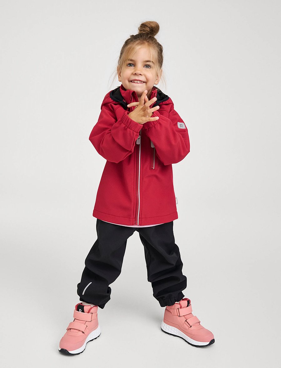 Reima - Softshell jacket, Vantti - softshell-jacken - cranberry - 3