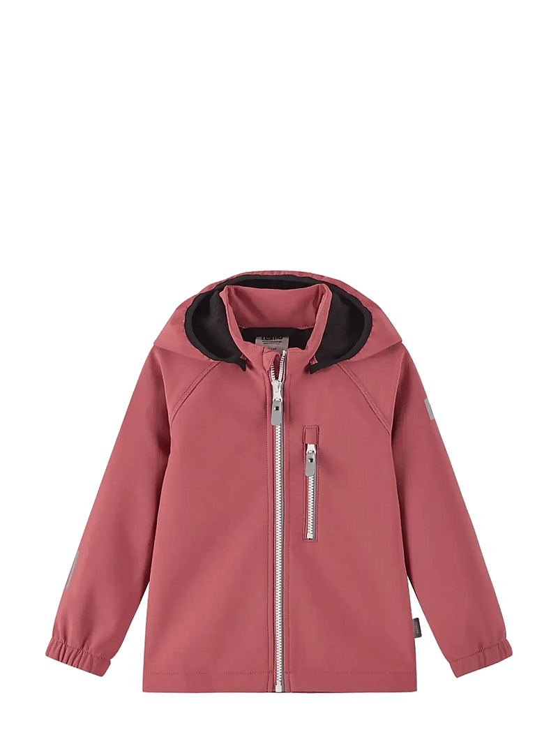 Reima - Softshell jacket, Vantti - softshell jackets - red clay - 0