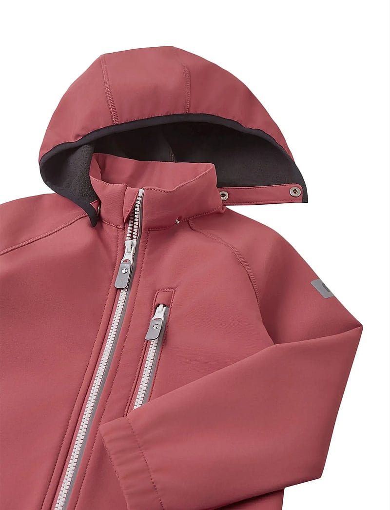 Reima - Softshell jacket, Vantti - softshell jackets - red clay - 2