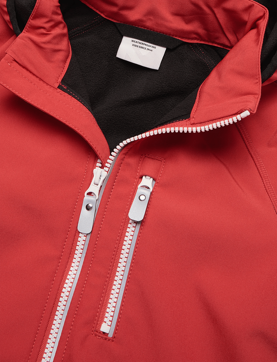 Reima - Softshell jacket, Vantti - softshelljackor - reima red - 2
