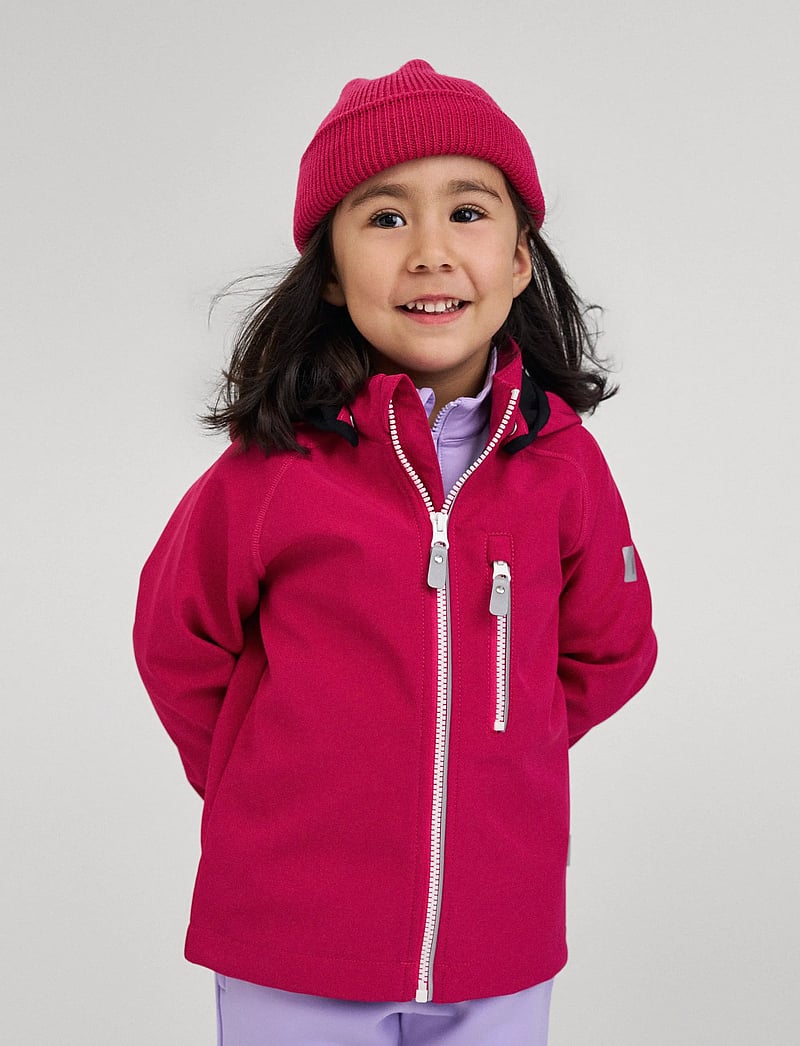 Reima - Softshell jacket, Vantti - softshell-jacken - rosy berry - 0
