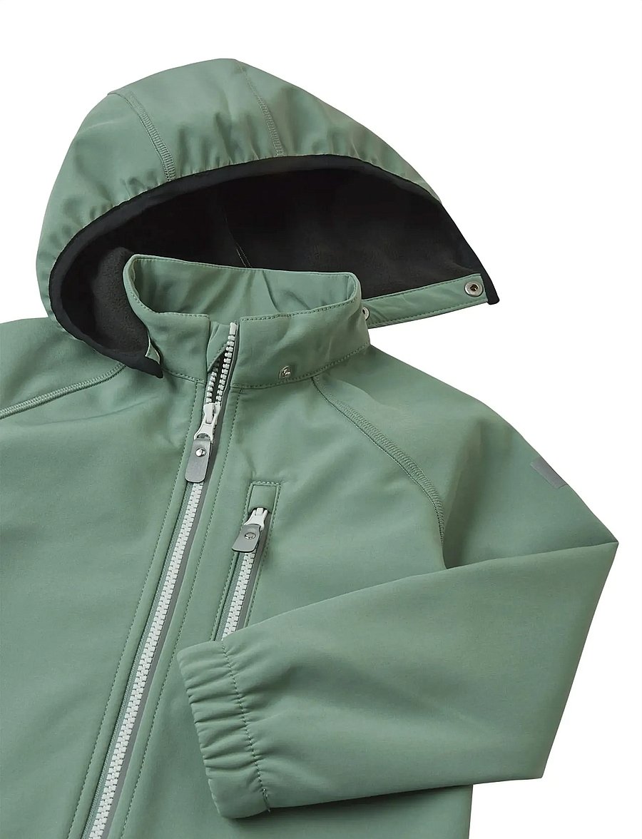 Reima - Softshell jacket, Vantti - softshell-jacken - stone green - 2