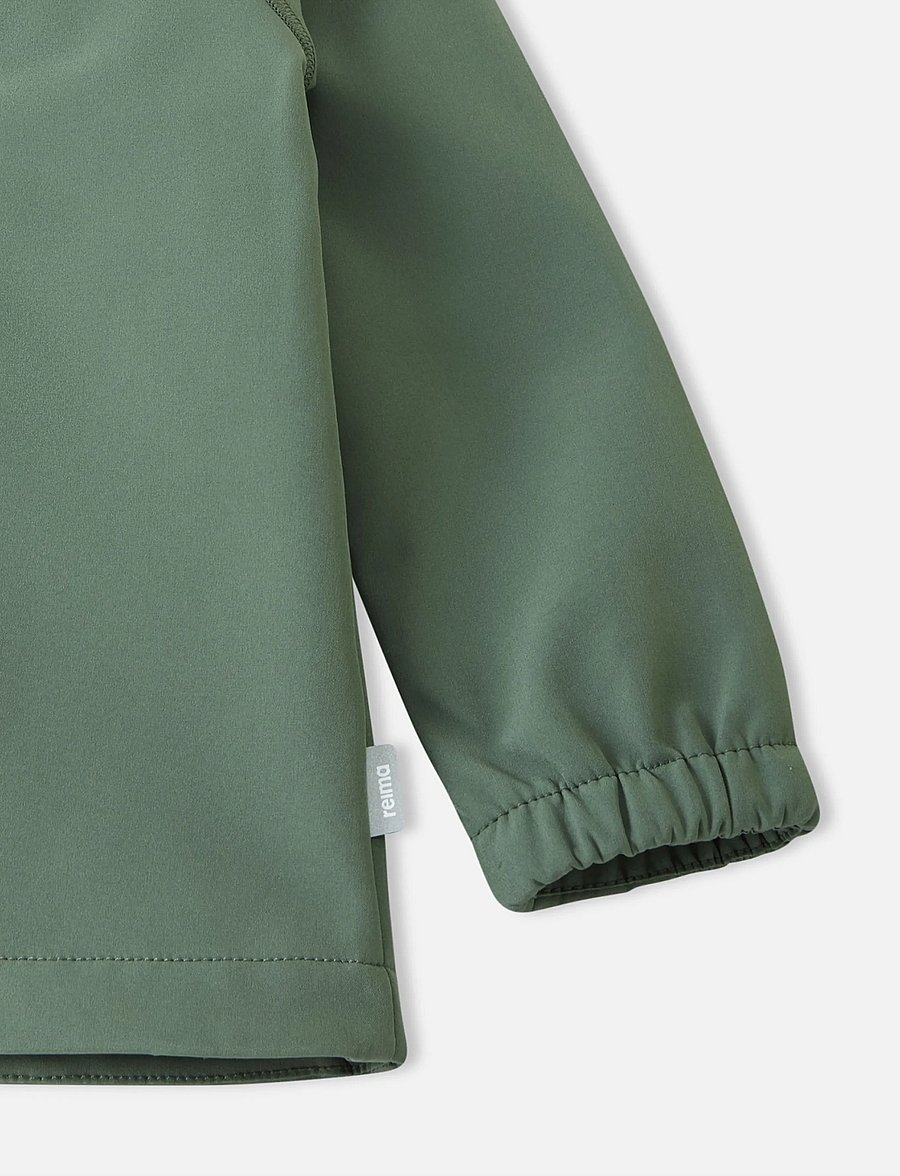 Reima - Softshell jacket, Vantti - softshell-jacken - thyme green - 4
