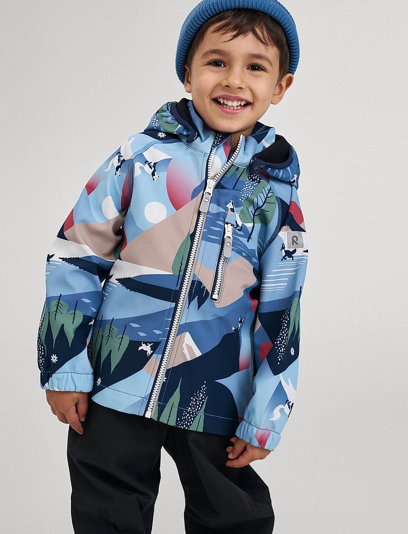 Reima - Softshell jacket, Vantti - softshell jakas - blue ocean - 0