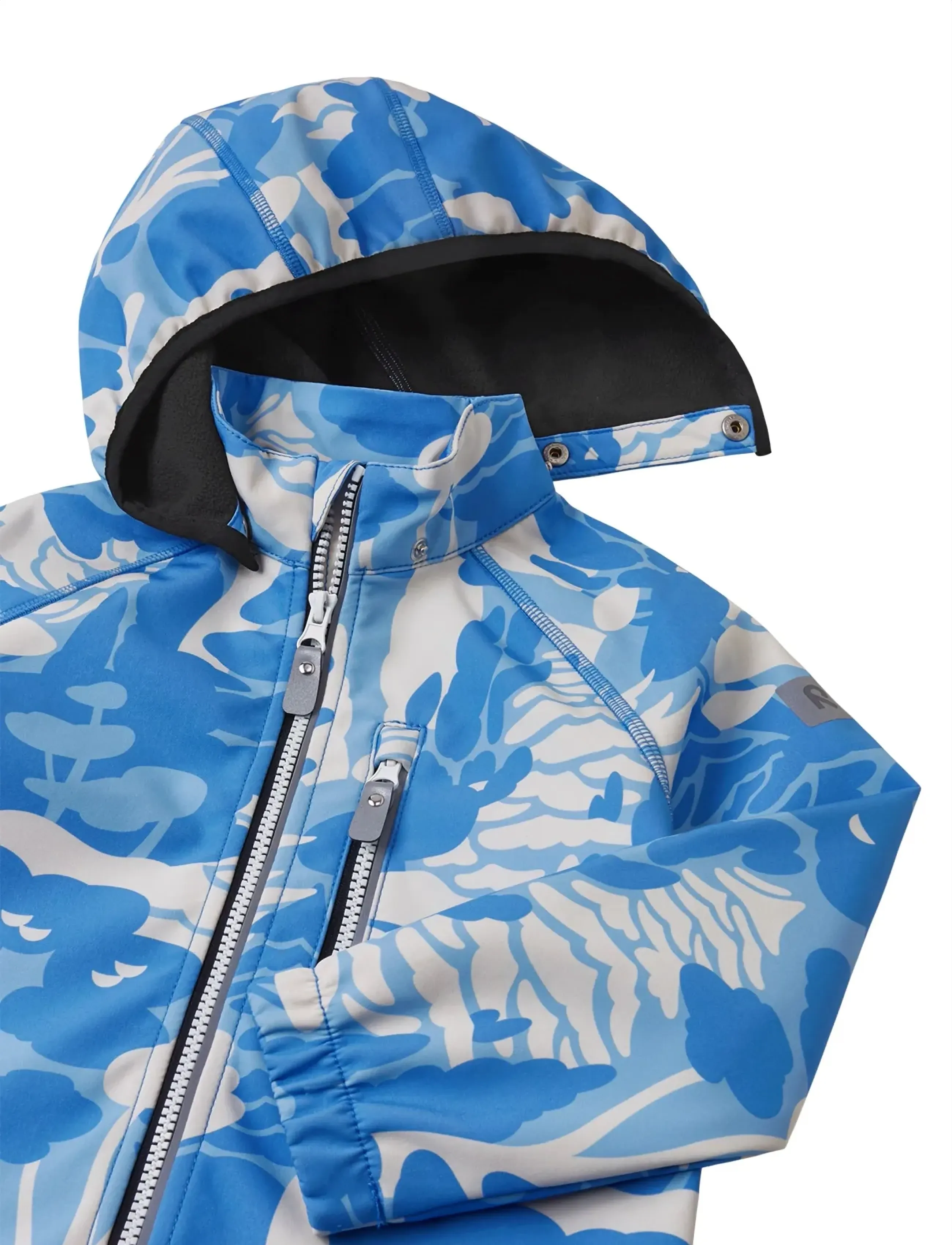 Reima - Softshell jacket, Vantti - softshell jackets - cool blue - 2