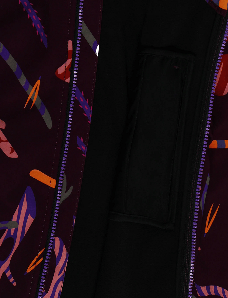 Reima - Softshell jacket, Vantti - softshell-jacken - deep purple - 5