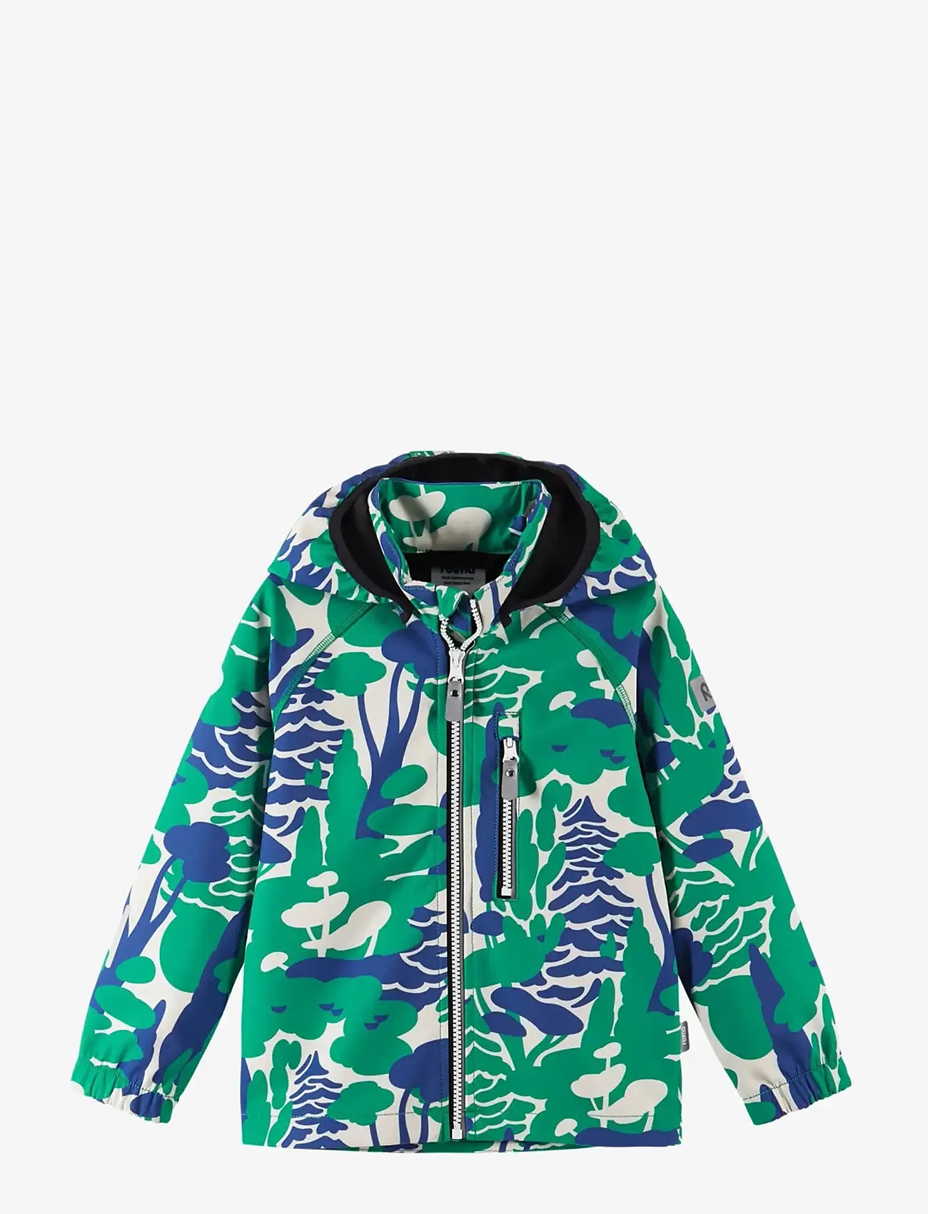 Reima - Softshell jacket, Vantti - softshell jackets - green - 0
