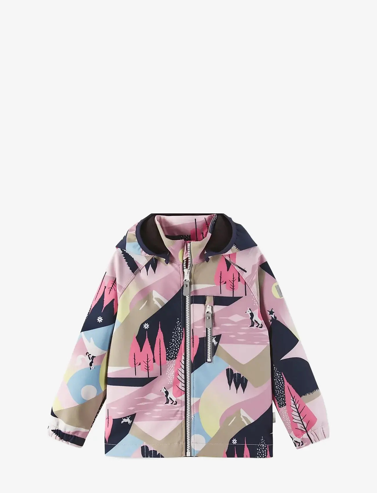 Reima - Softshell jacket, Vantti - sügisjakid - grey pink - 0