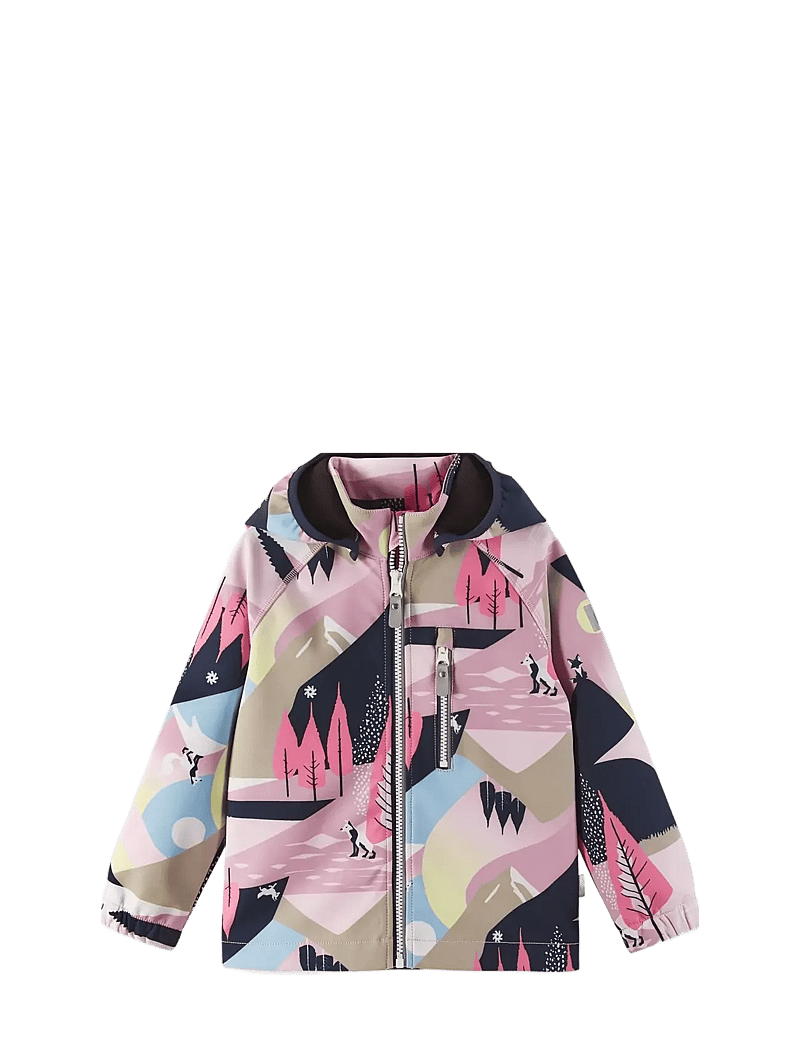 Reima - Softshell jacket, Vantti - softshell jakas - grey pink - 1