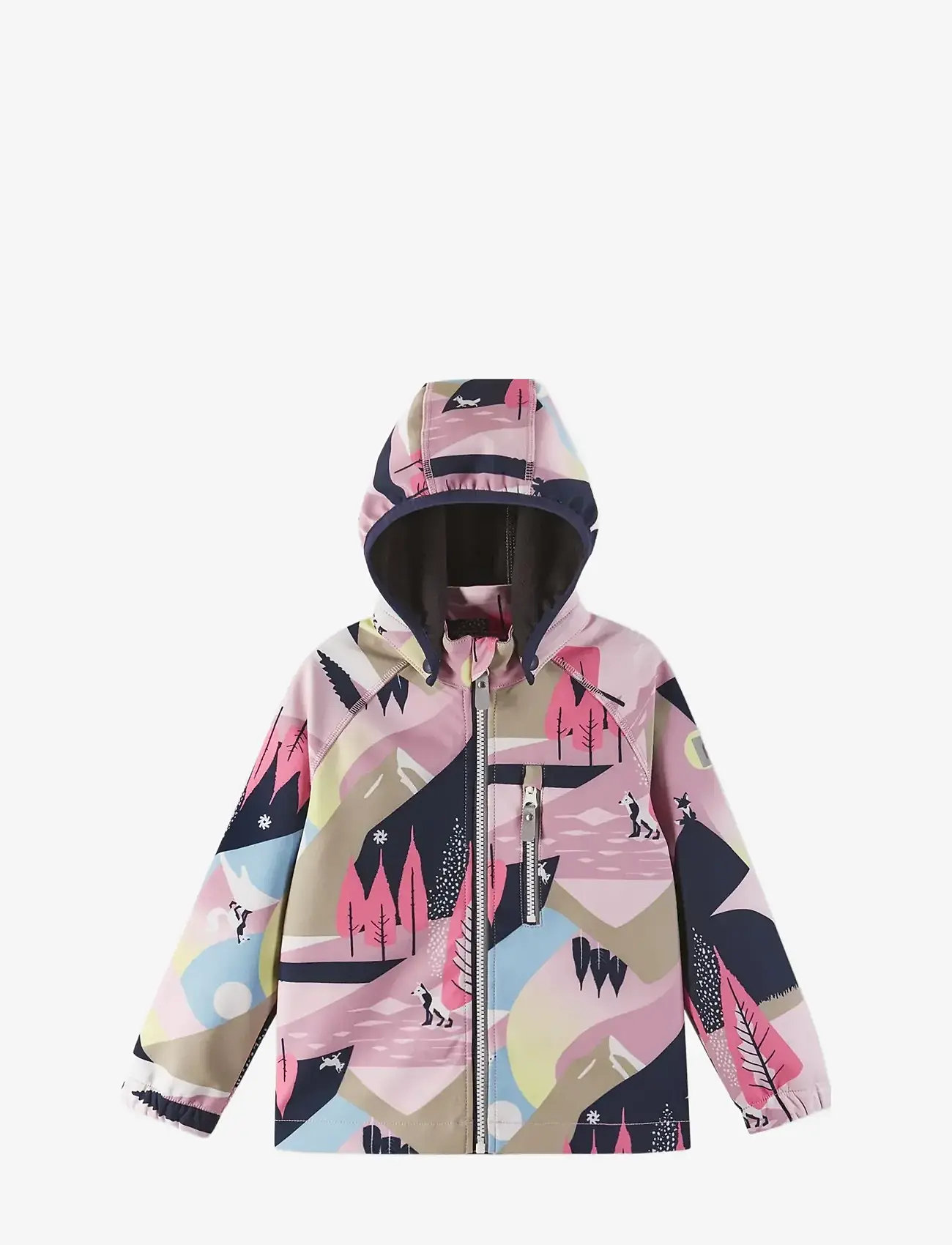 Reima - Softshell jacket, Vantti - sügisjakid - grey pink - 2
