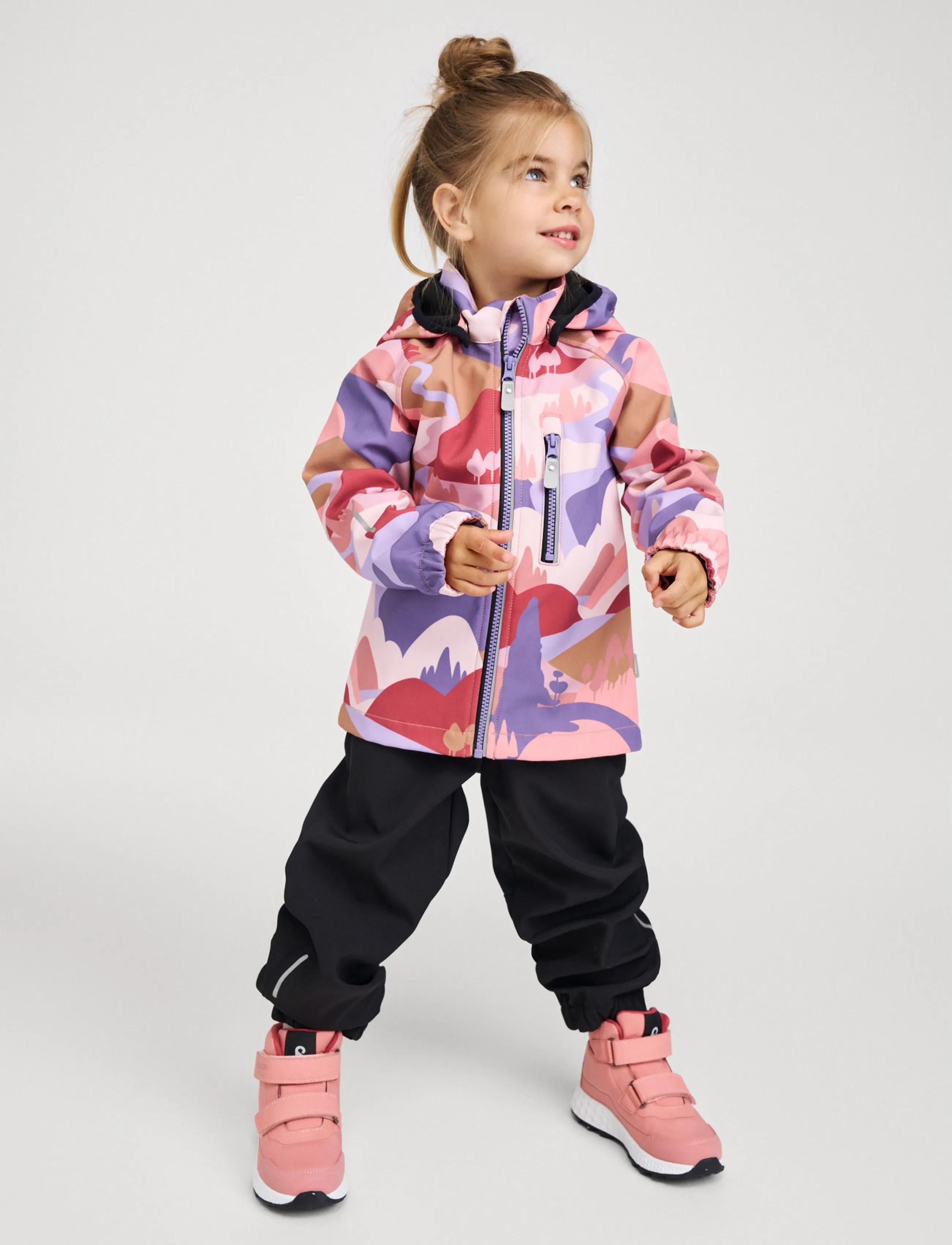 Reima Softshell Jacket, Vantti, 110, Softshells, Rosa - Jackets, Kinder