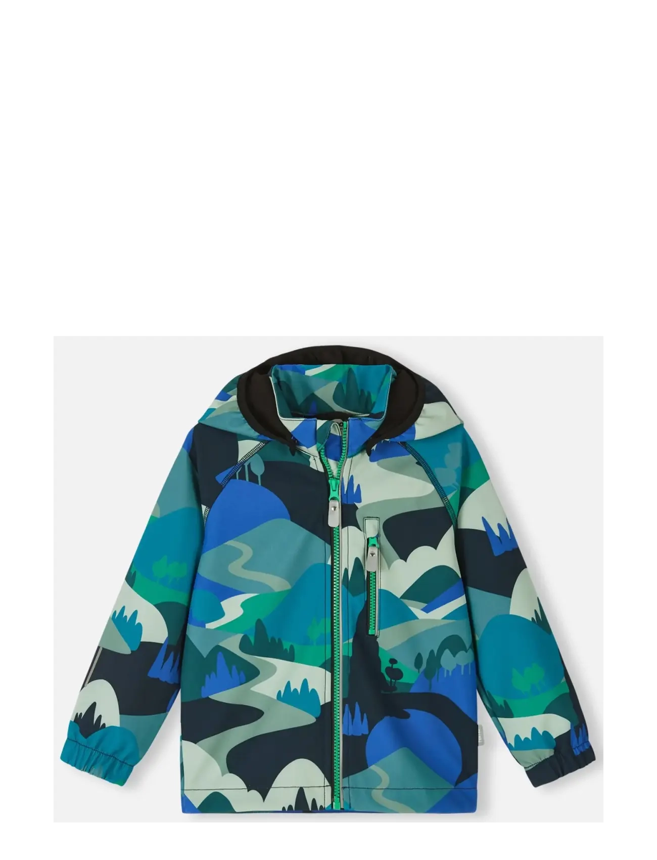 Reima Softshell Jacket, Vantti, 104, Multi/patterned, Softshells > Softshell-Jakker, Børn