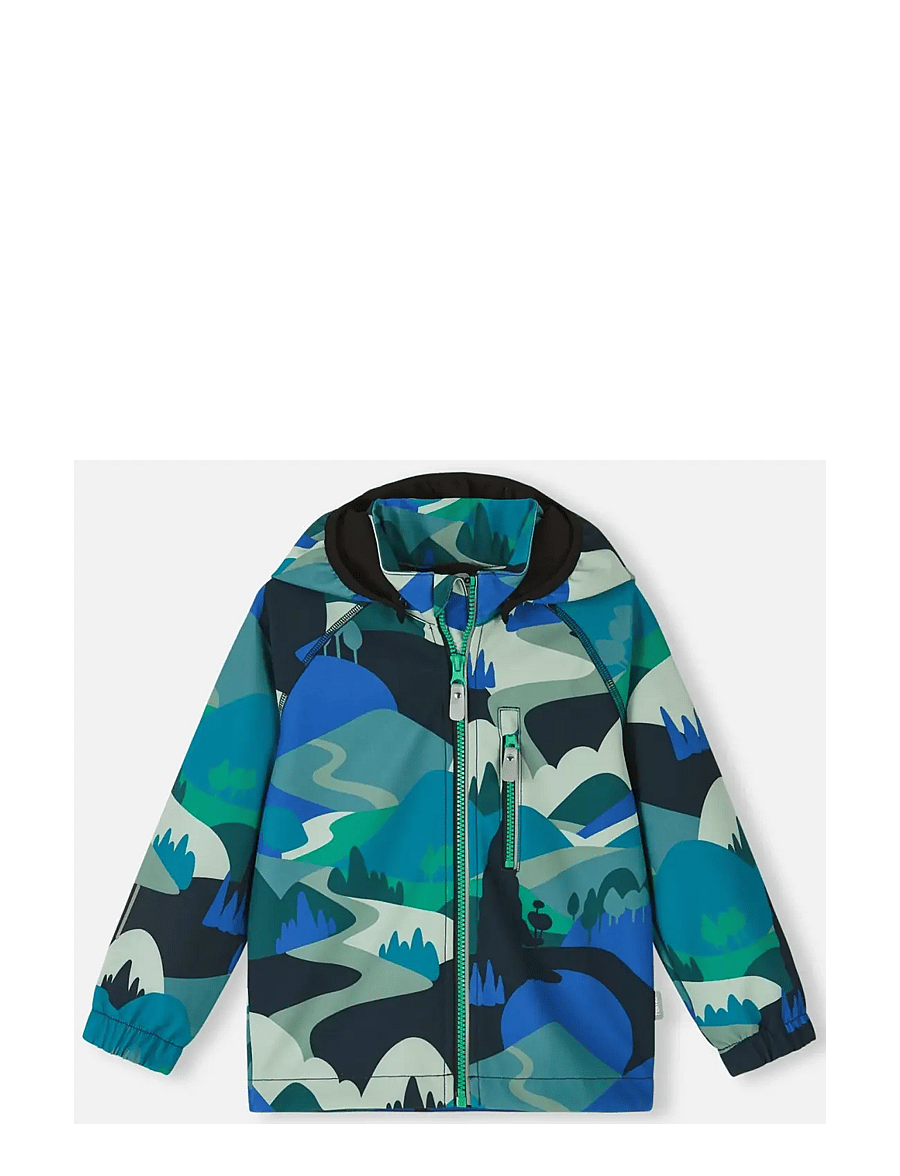 Reima - Softshell jacket, Vantti - softshelljackor - sparkly blue - 0