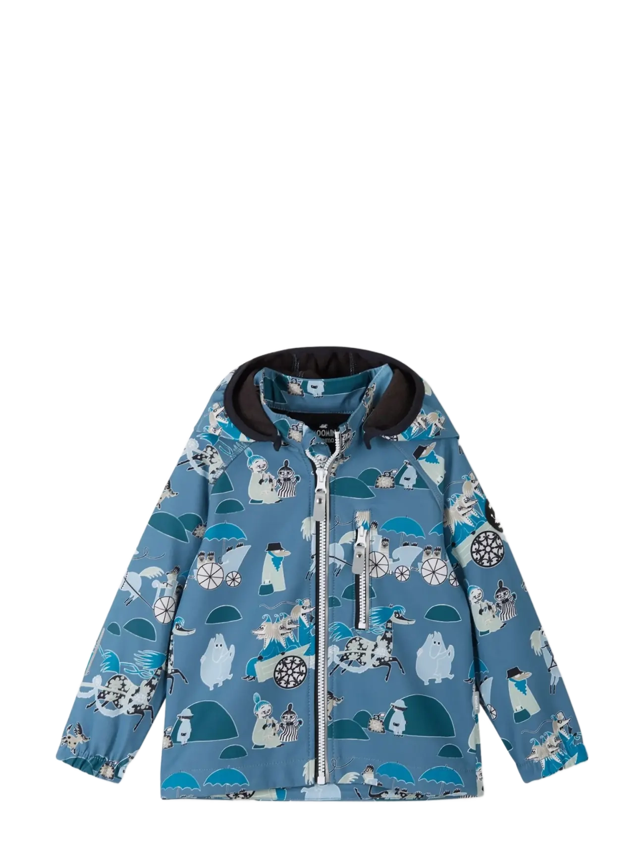 Reima - Softshell jacket, Moomin Vantti - softshelljakker - blue ocean - 1