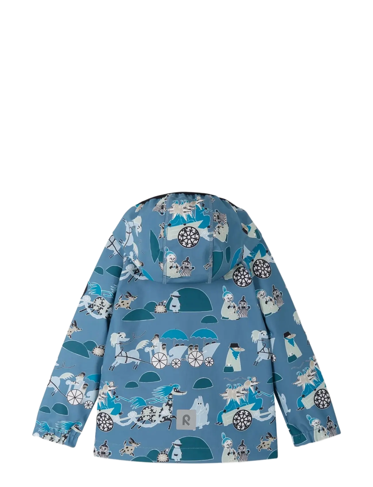 Reima - Softshell jacket, Moomin Vantti - softshelljakker - blue ocean - 2