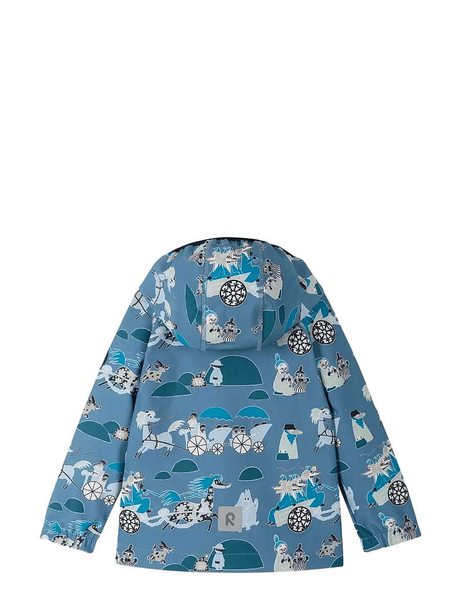 Reima - Softshell jacket, Moomin Vantti - softshelljakker - blue ocean - 2