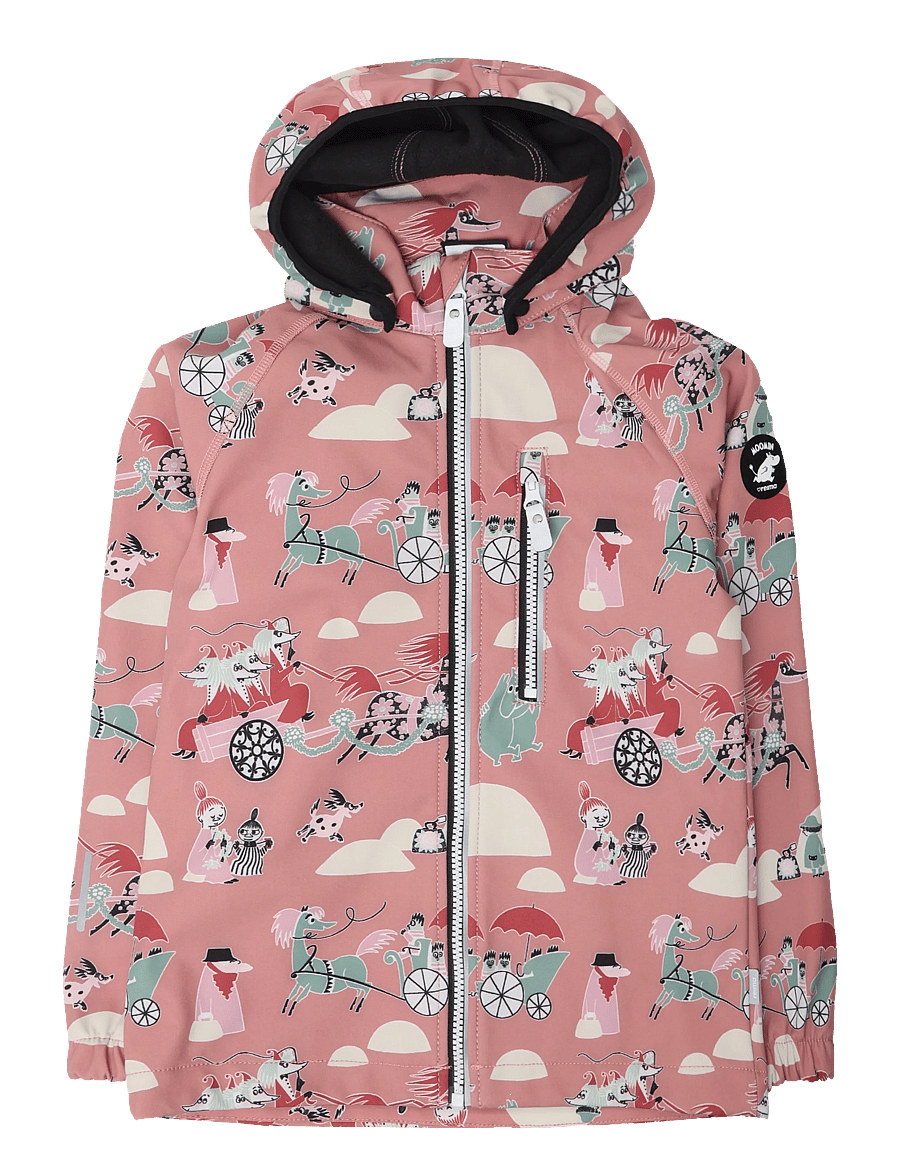 Reima - Softshell jacket, Moomin Vantti - softshell jope - rose blush - 0