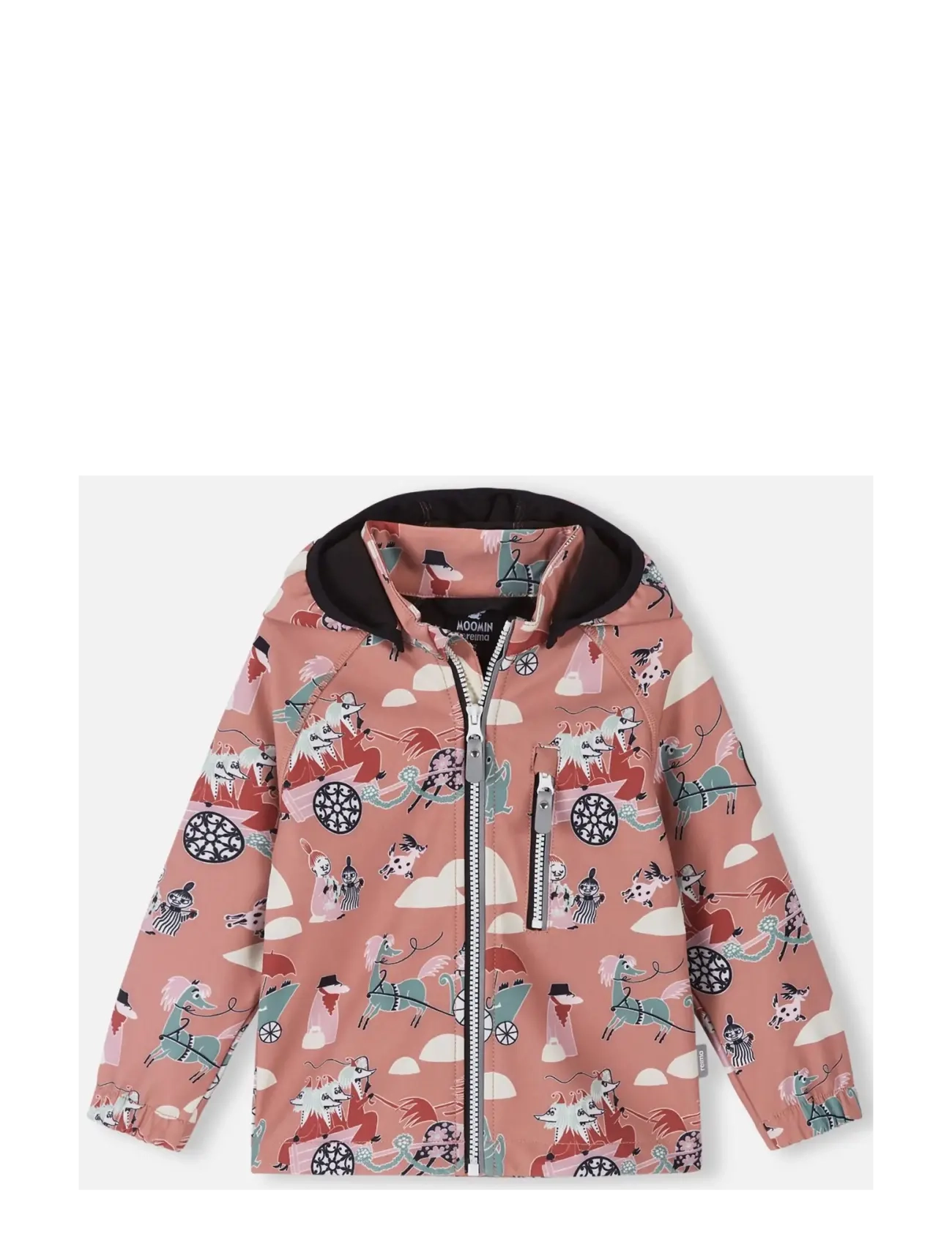 Reima Softshell jacket, Moomin Vantti - Tøj - ROSE BLUSH / pink/rose