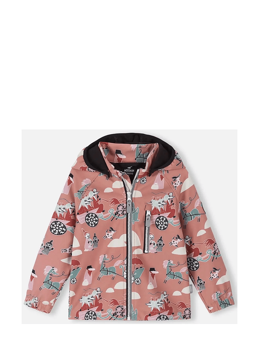 Reima - Softshell jacket, Moomin Vantti - softshelljakker - rose blush - 0