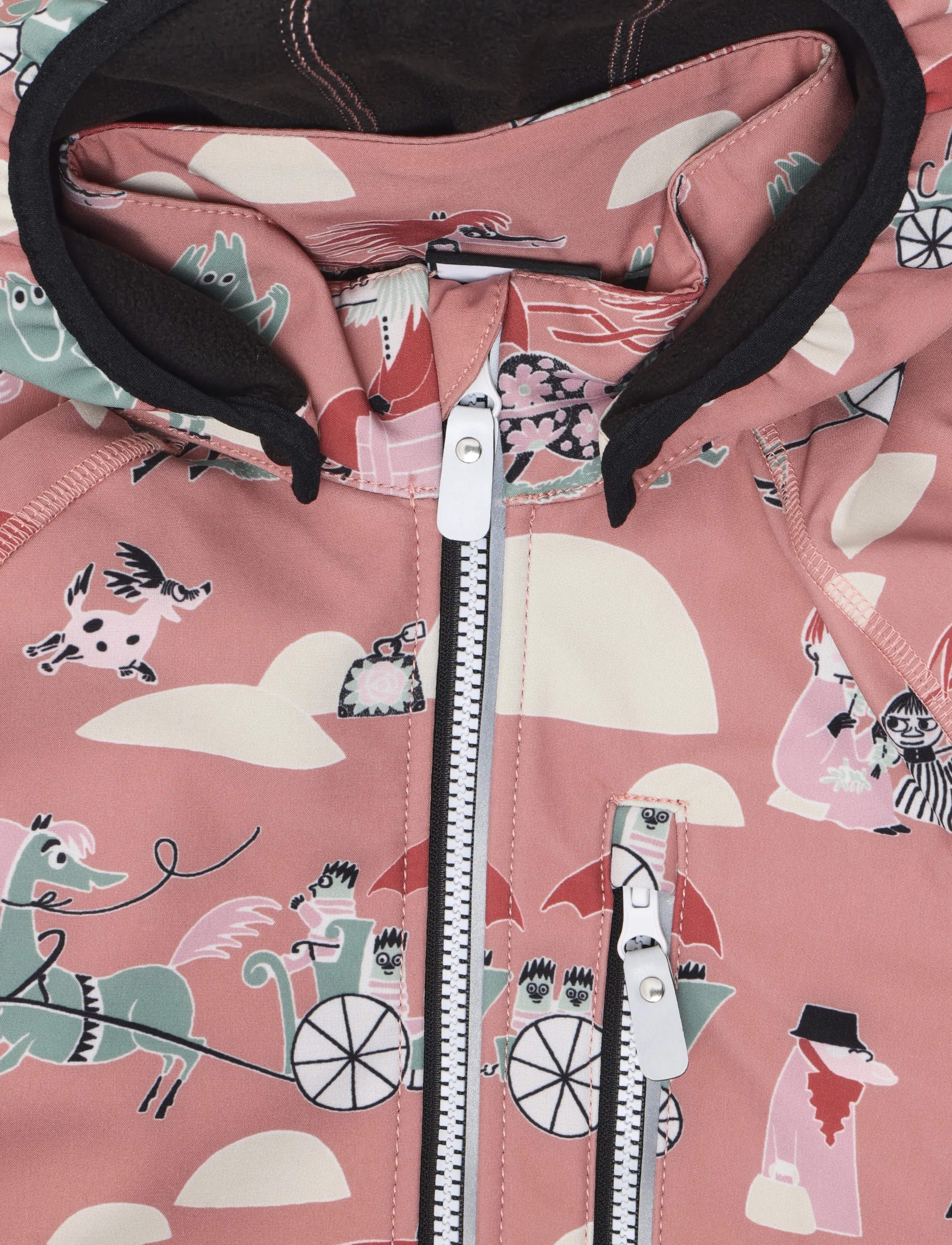 Reima - Softshell jacket, Moomin Vantti - herbstjacken - rose blush - 3
