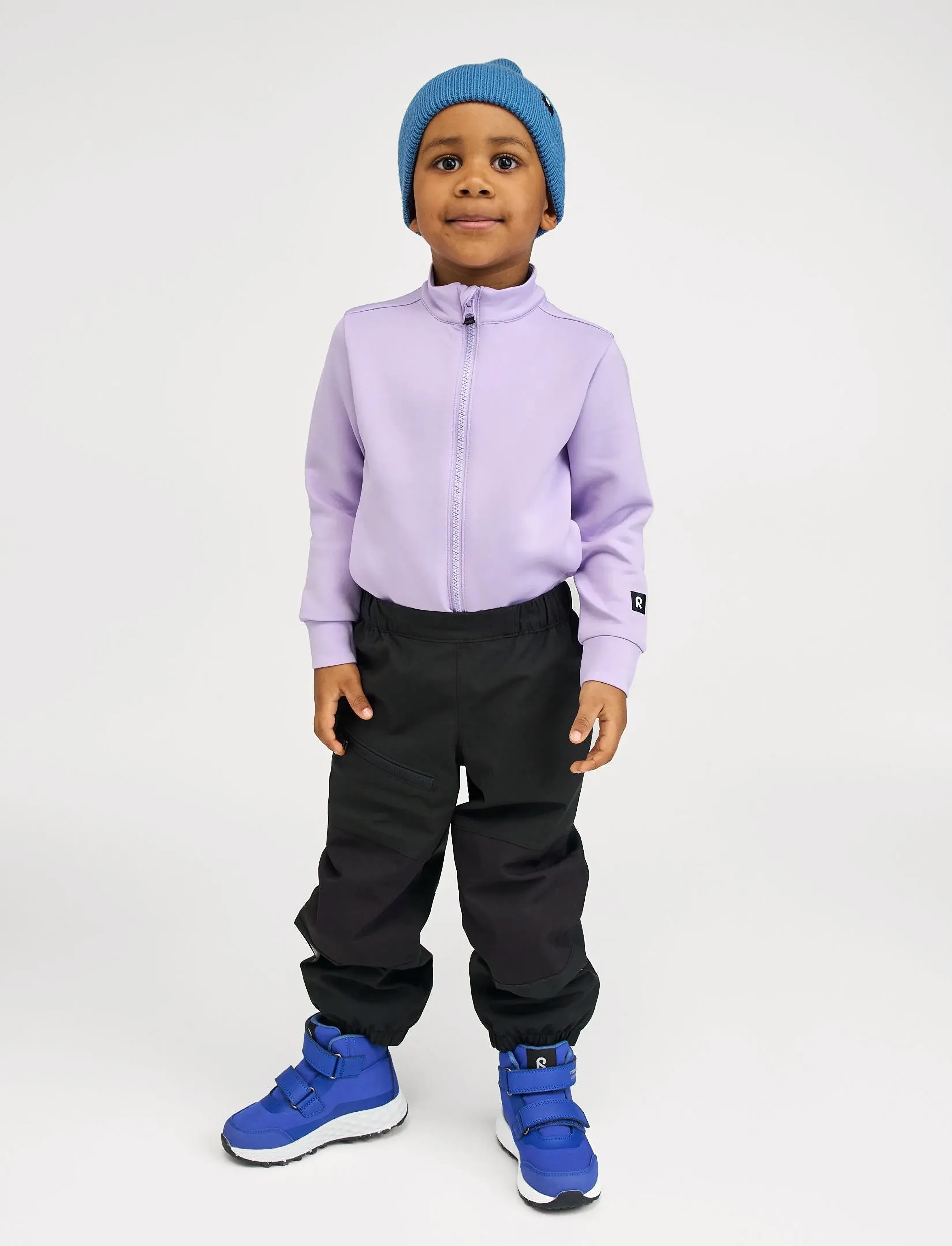 Reima Softshell Pants, Oikotie, 110, Softshells, Schwarz - Trousers, Kinder