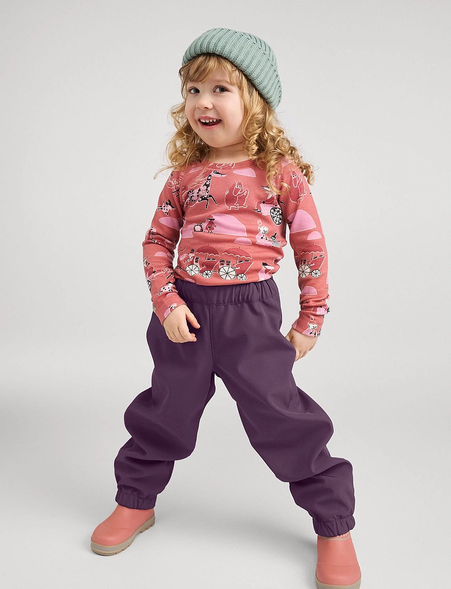 Reima - Softshell pants, Oikotie - softshell püksid - deep purple - 0