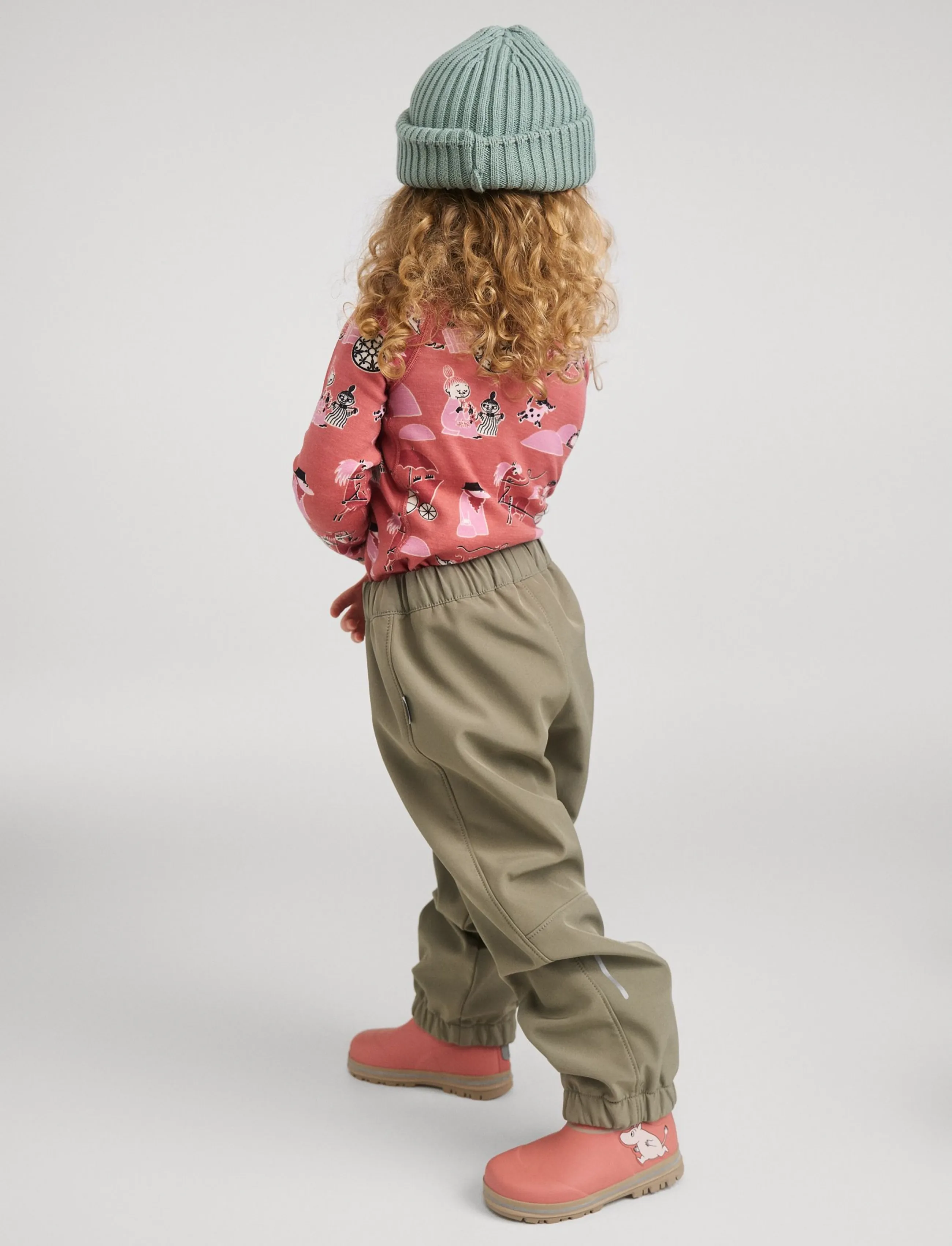 Reima - Softshell pants, Oikotie - greyish green - 3