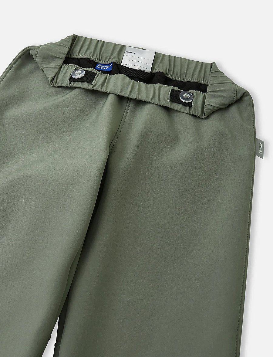 Reima - Softshell pants, Oikotie - softshell püksid - greyish green - 4