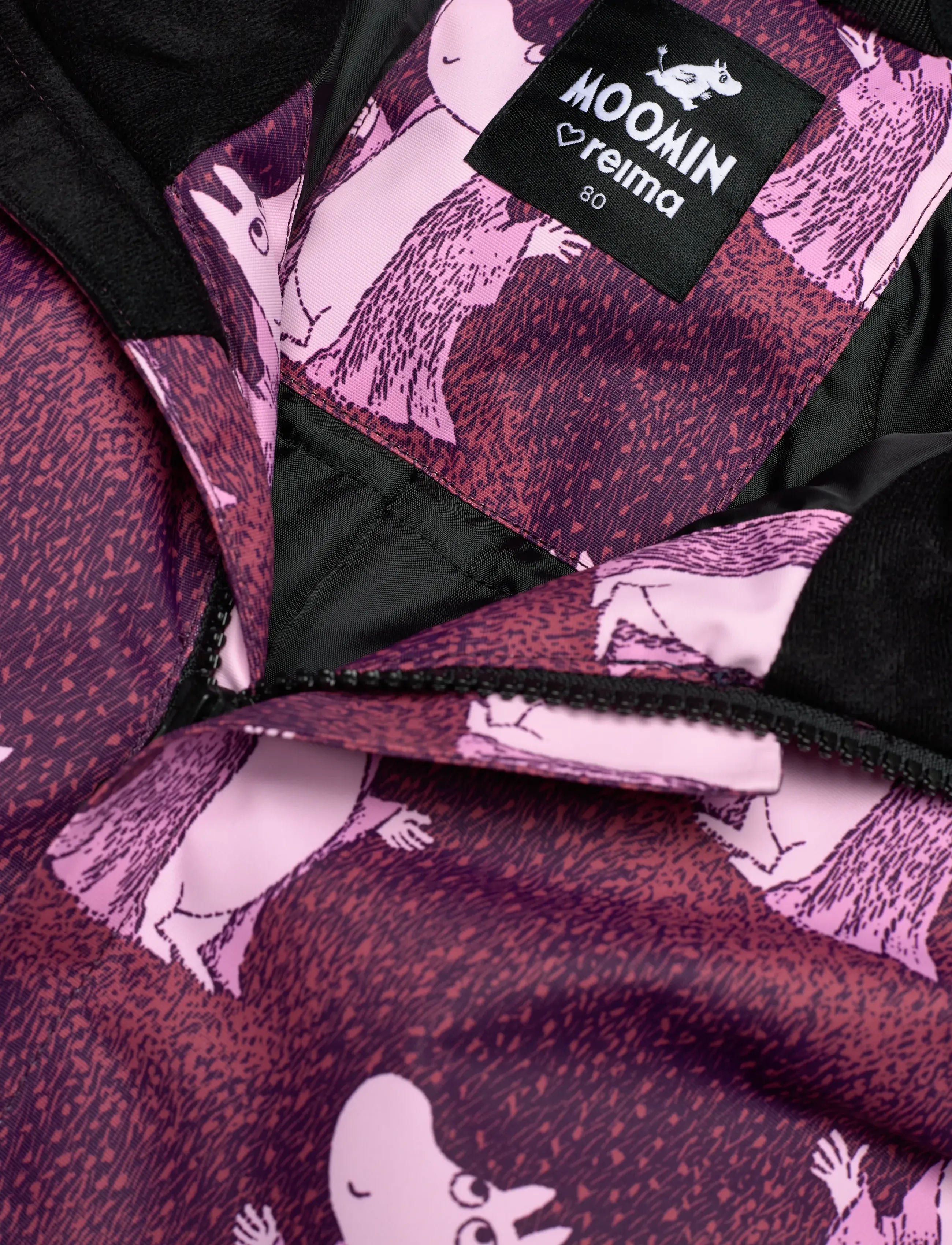 Reima - Reimatec winter overall, Moomin Lyster - ytterkläder - deep purple - 3