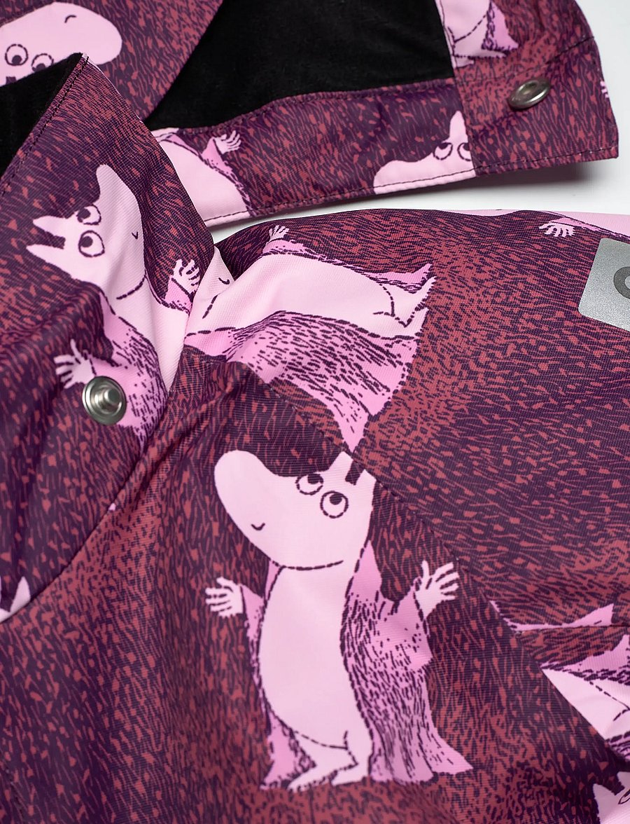 Reima - Reimatec winter overall, Moomin Lyster - ytterkläder - deep purple - 4