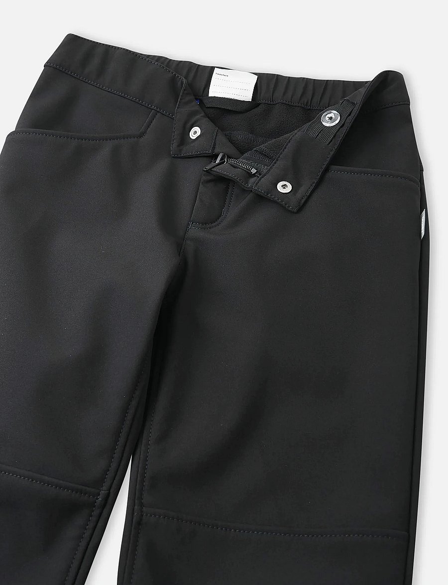 Reima - Softshell pants, Mighty - softshell-hosen - black - 2