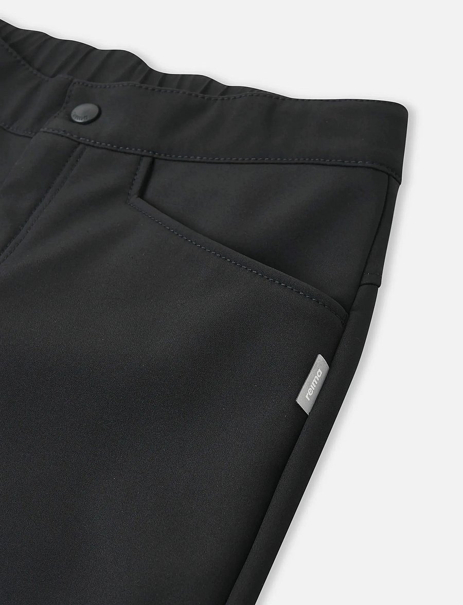 Reima - Softshell pants, Mighty - softshell-hosen - black - 4