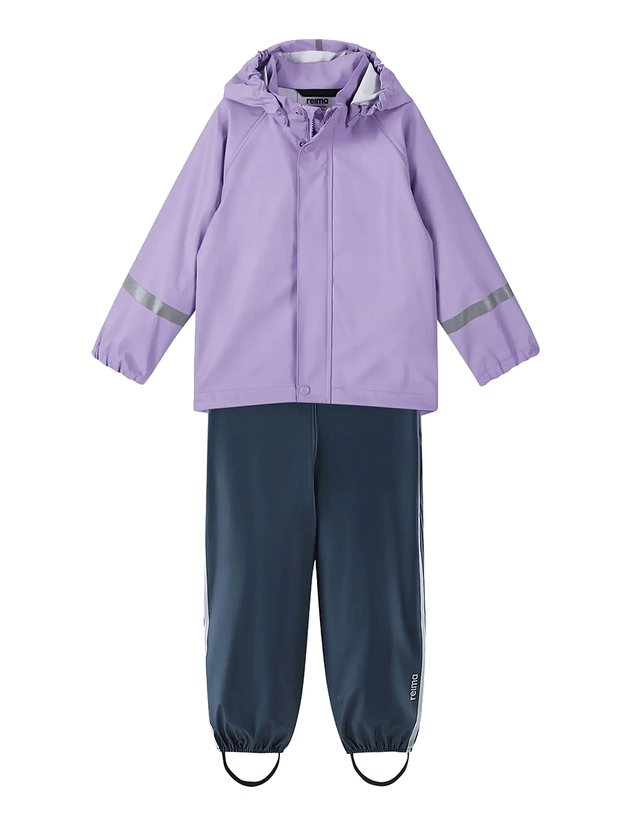 Reima - Rain outfit, Tihku - regnsæt - blooming lilac - 0